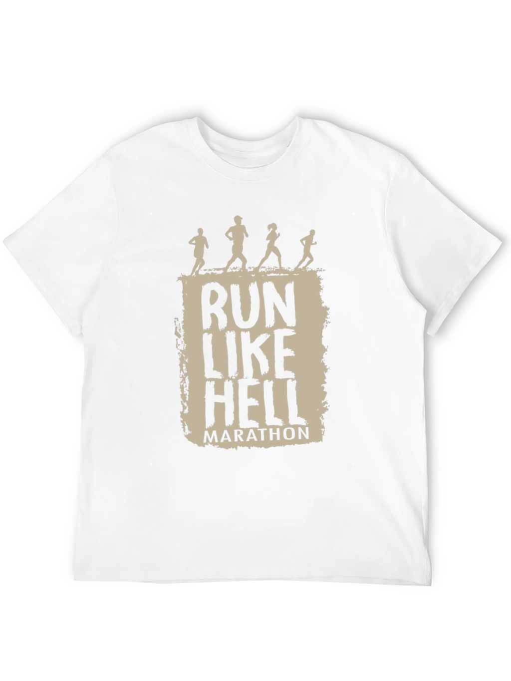 Run Like Hell Marathon T-Shirt - Black
