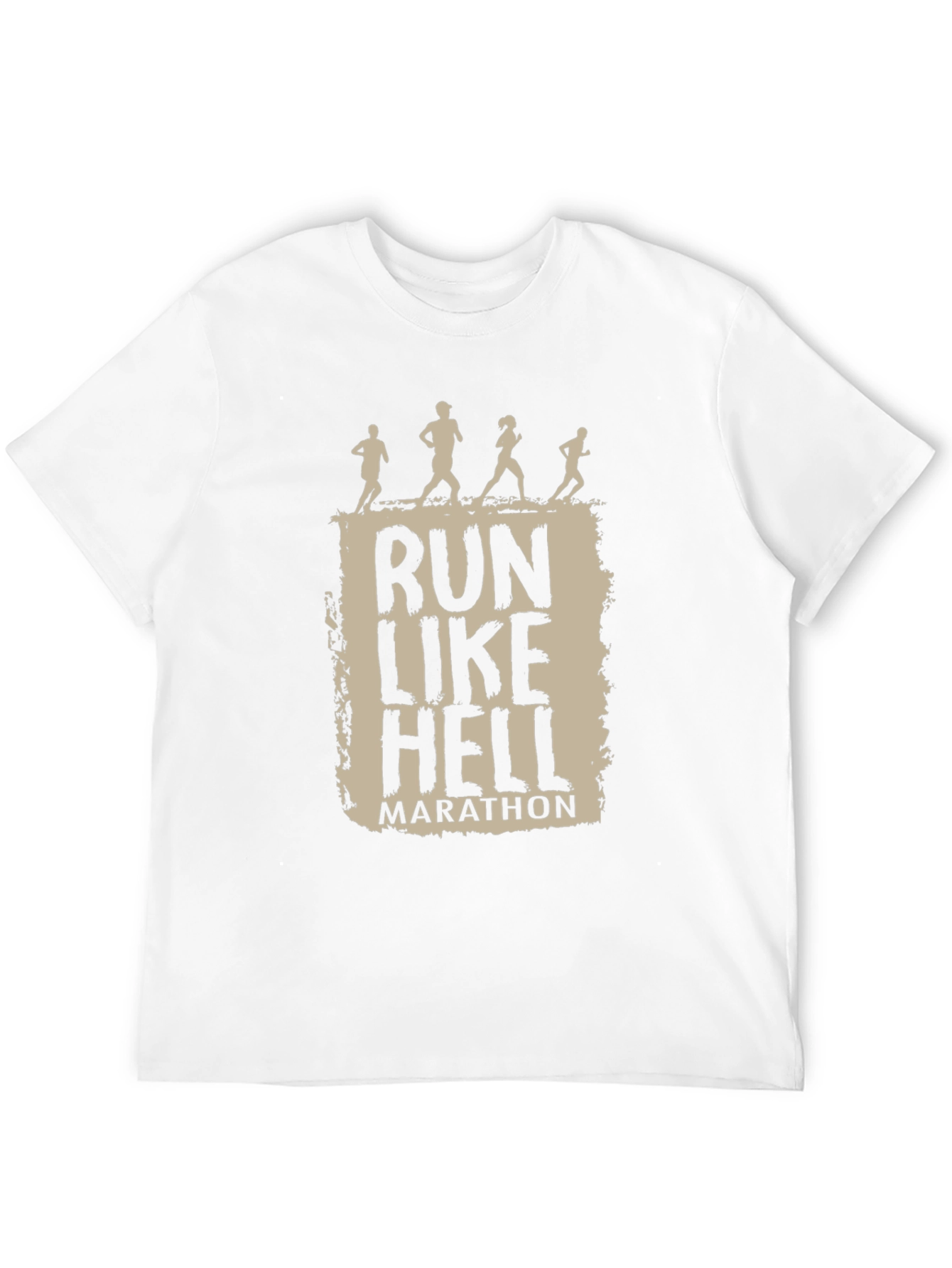 Run Like Hell Marathon T-Shirt - Black