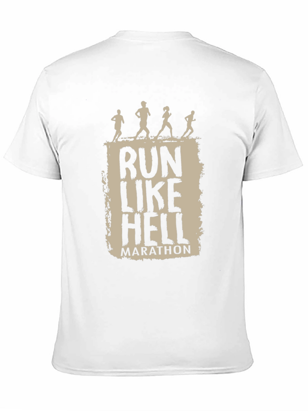 Run Like Hell Marathon T-Shirt - Black