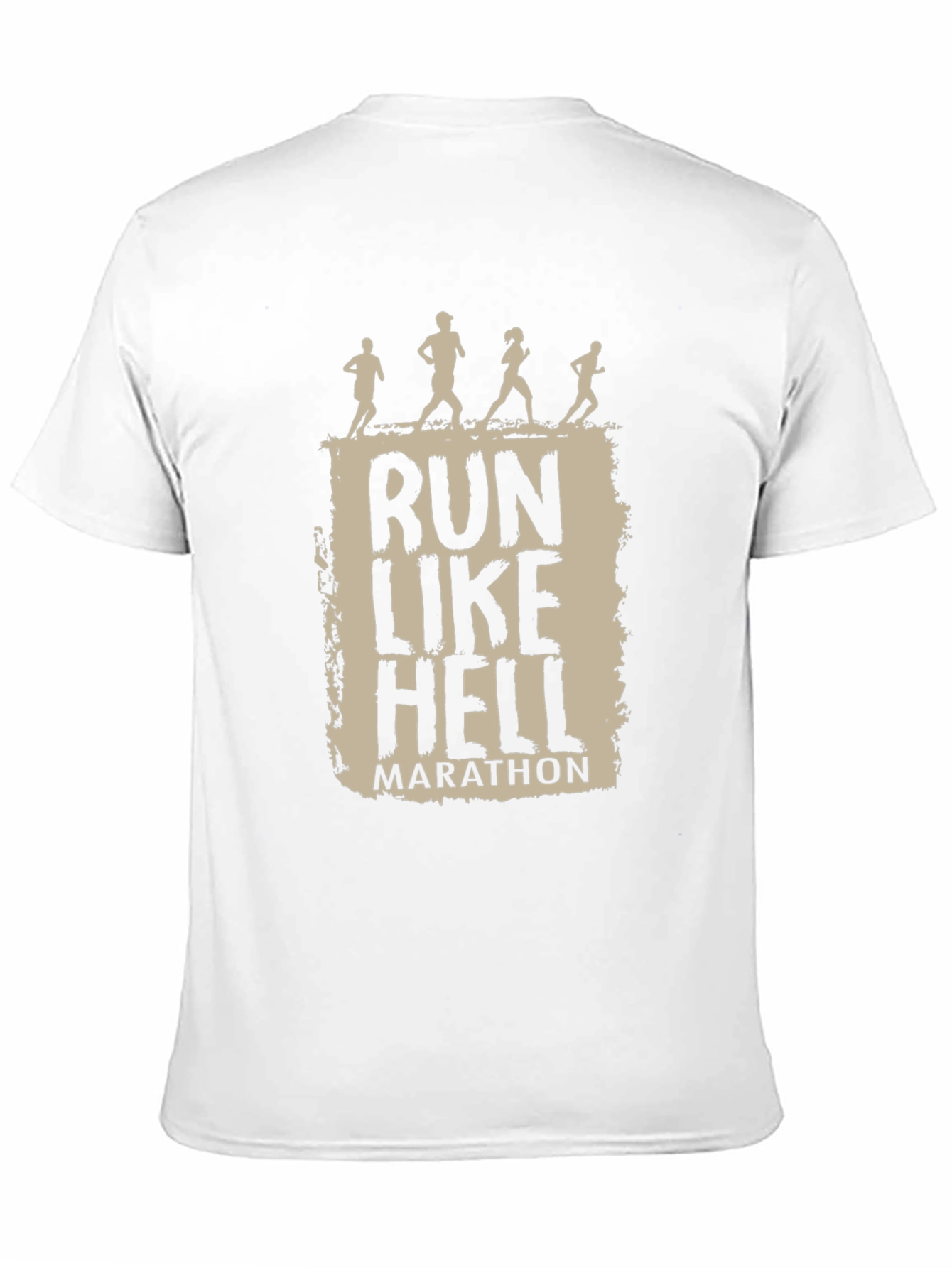Run Like Hell Marathon T-Shirt - Black