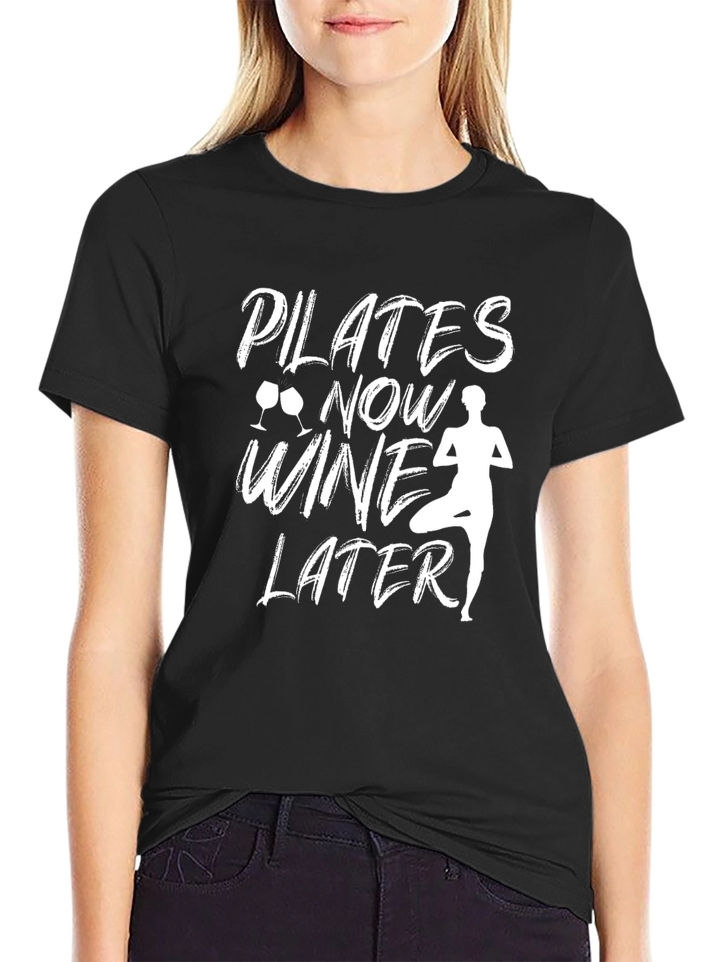 Pilates & Wine Graphic Tee