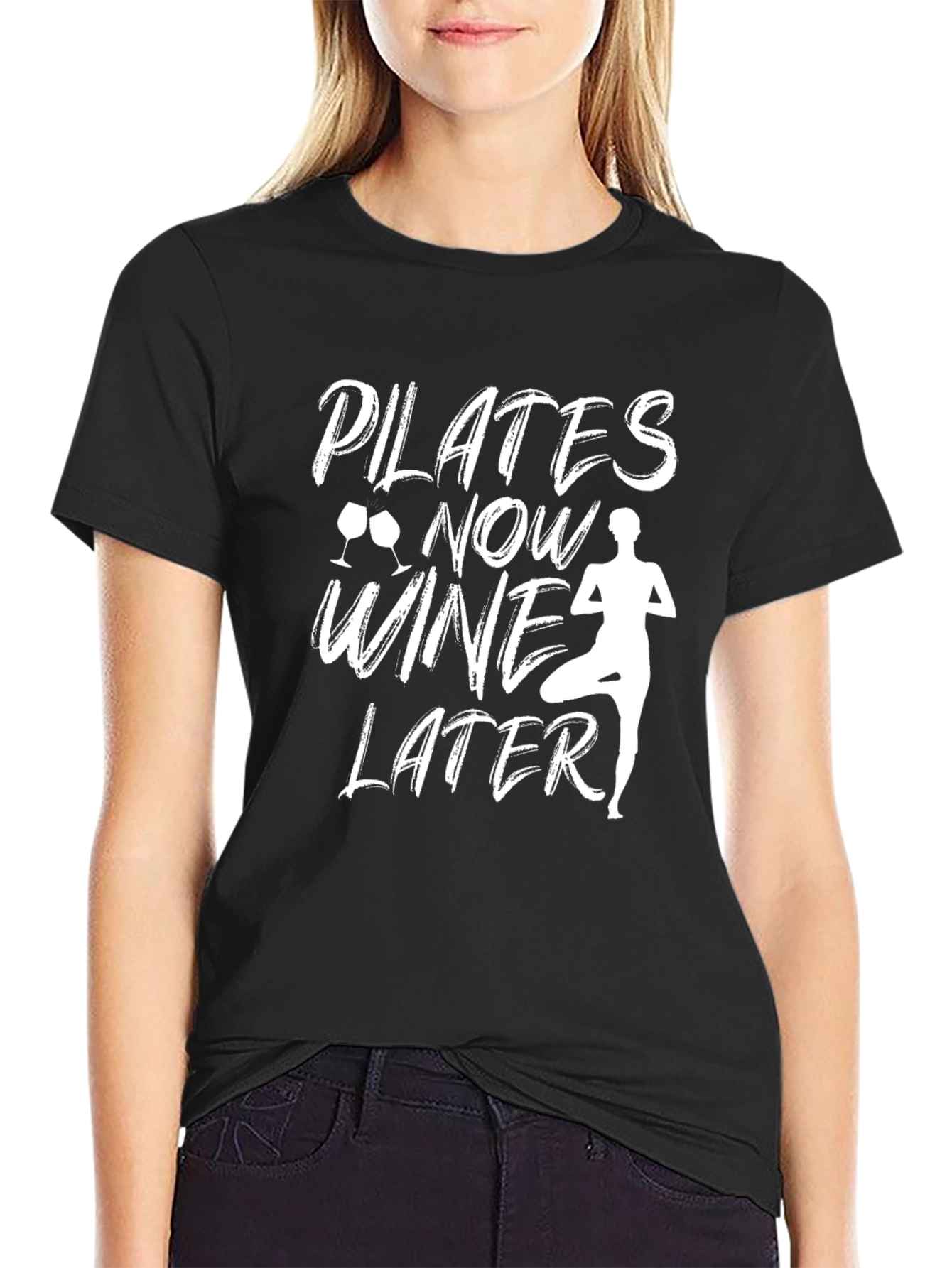 Pilates & Wine Graphic Tee