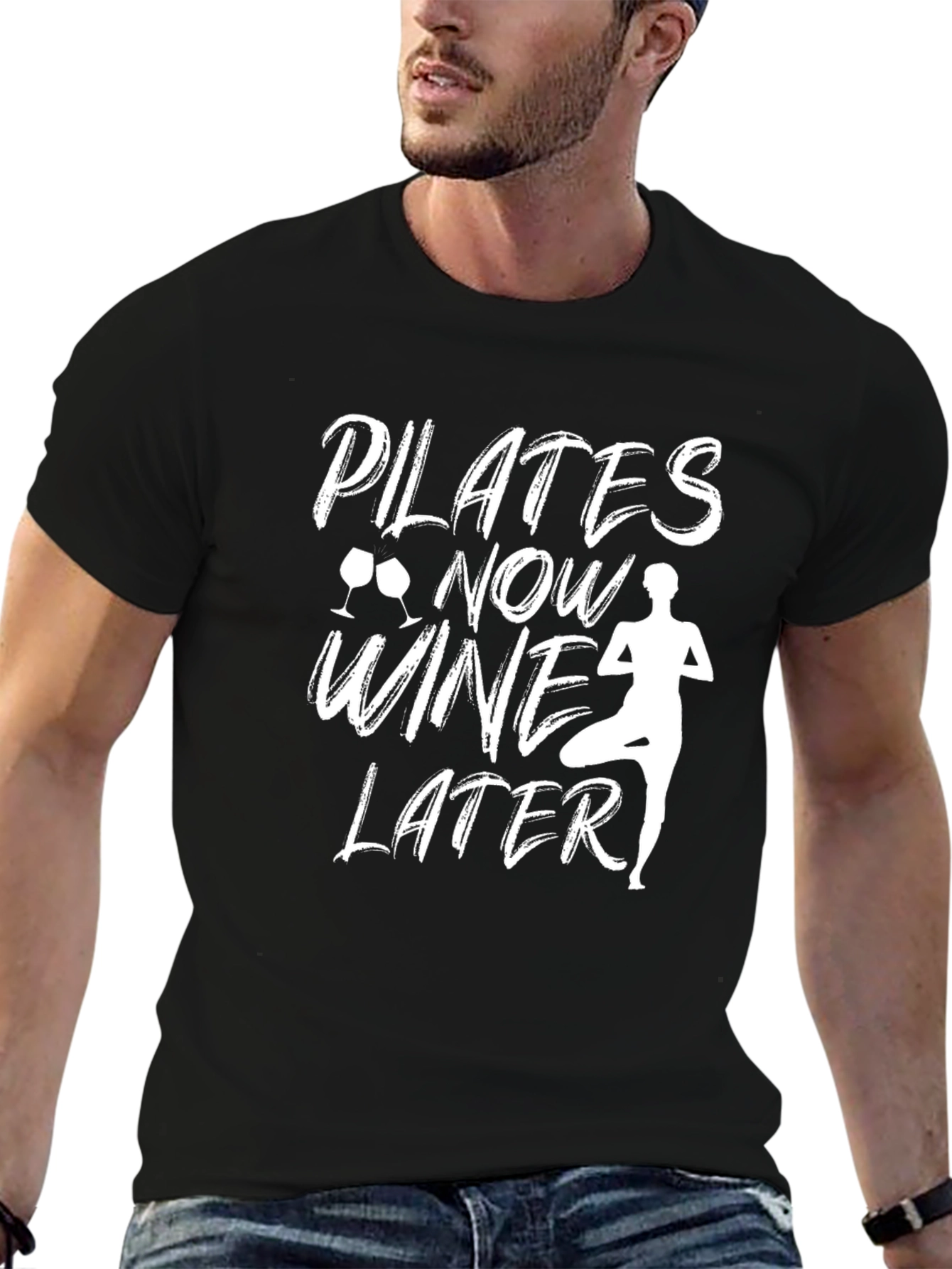 Pilates & Wine Graphic Tee