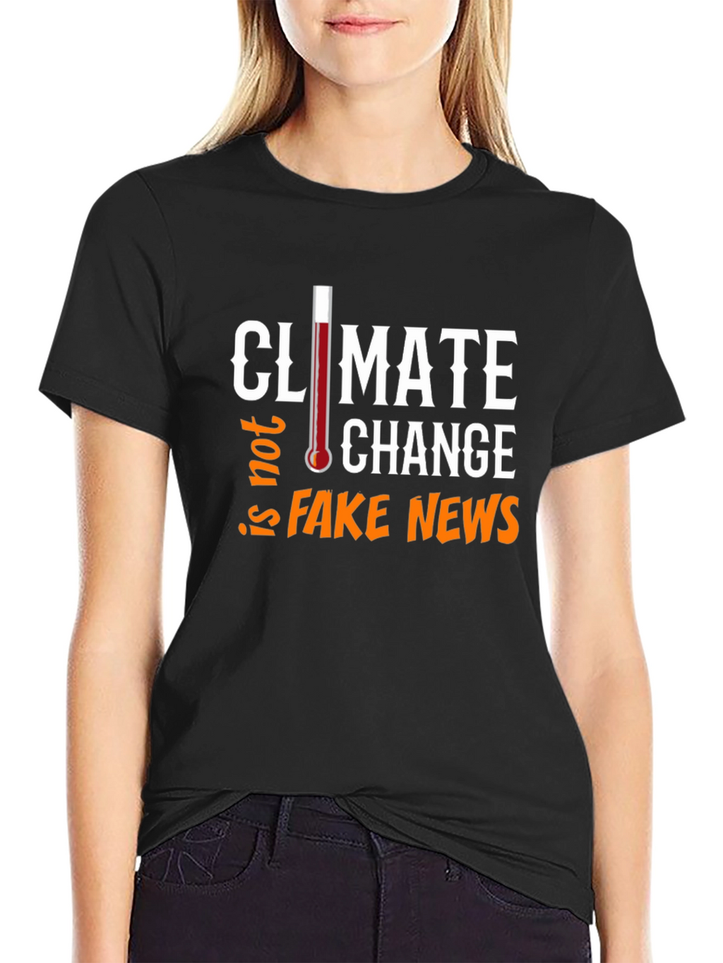 Climate Change Not Fake News Graphic Tee