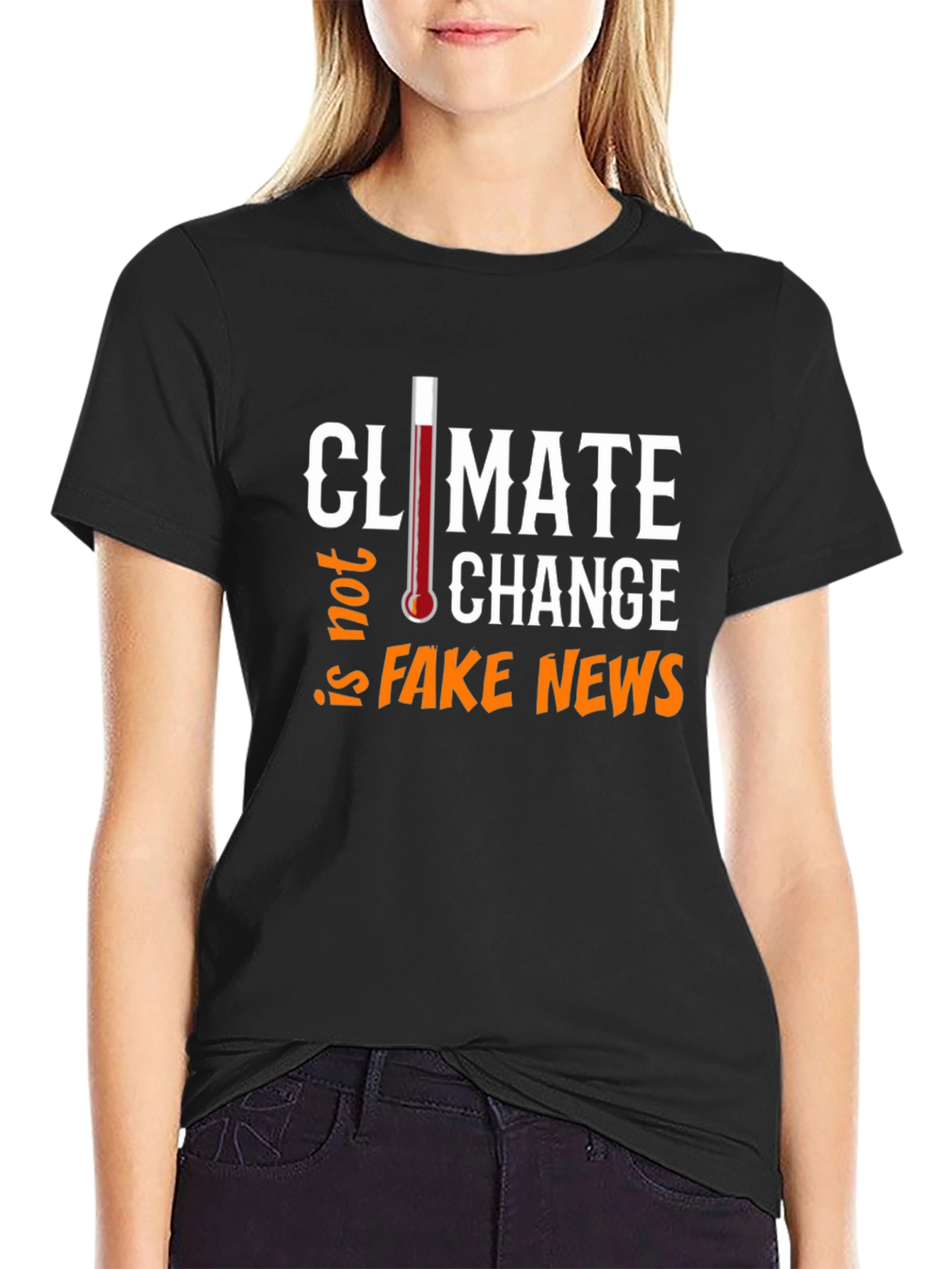 Climate Change Not Fake News Graphic Tee