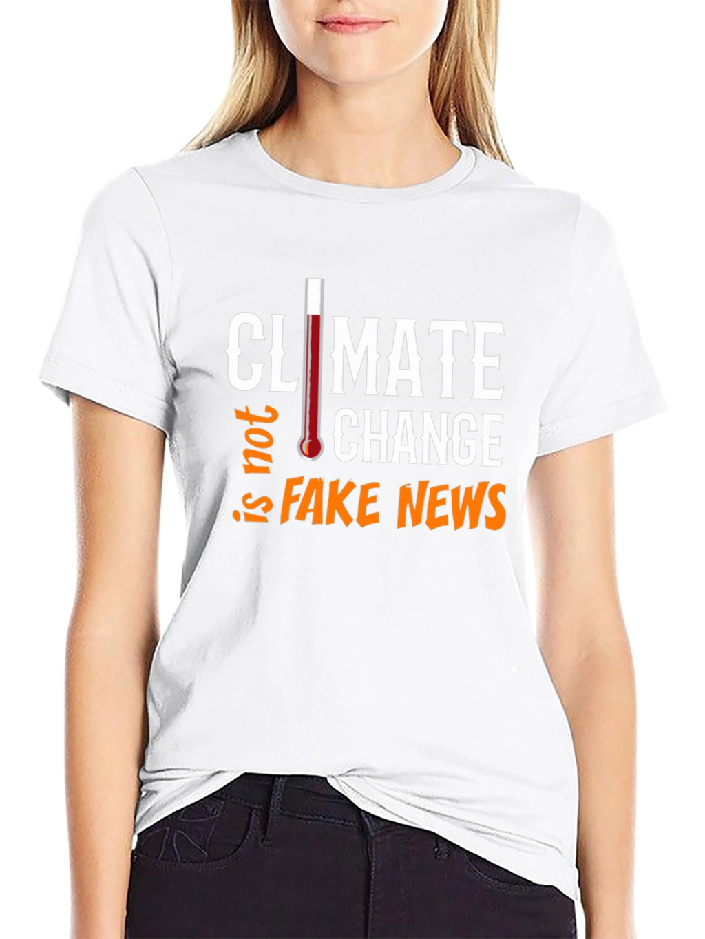Climate Change Not Fake News Graphic Tee