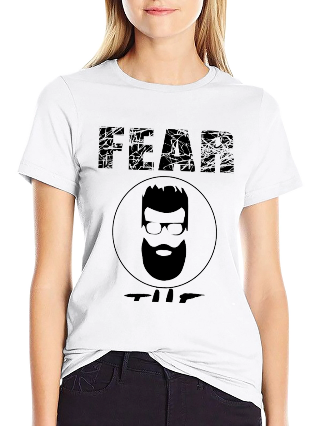 Fear the Beard Graphic T-Shirt - Mens Black Tee