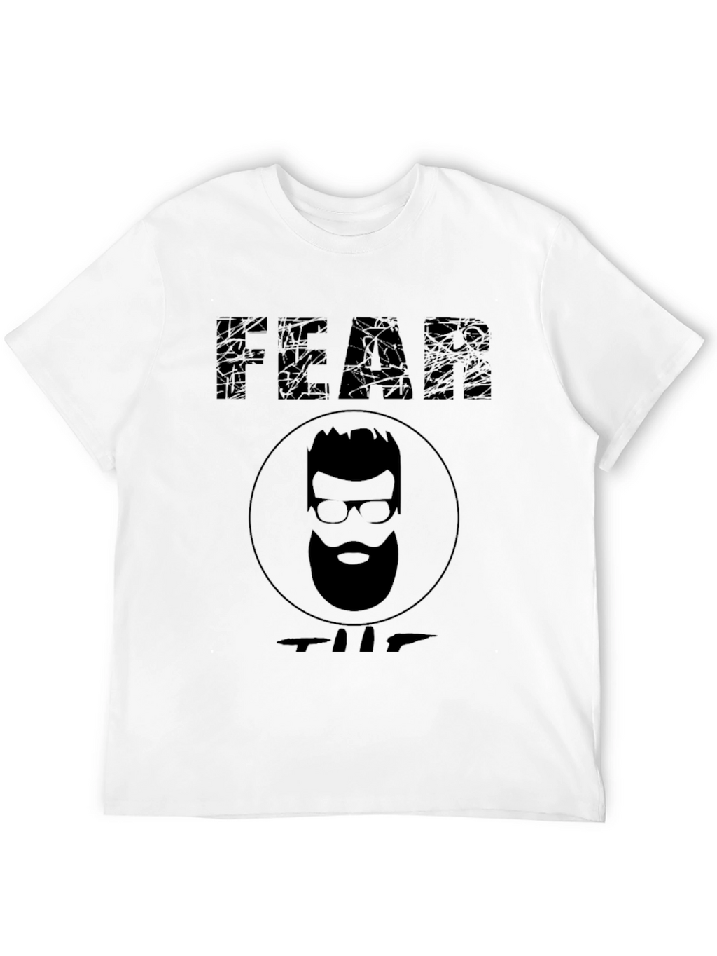 Fear the Beard Graphic T-Shirt - Mens Black Tee