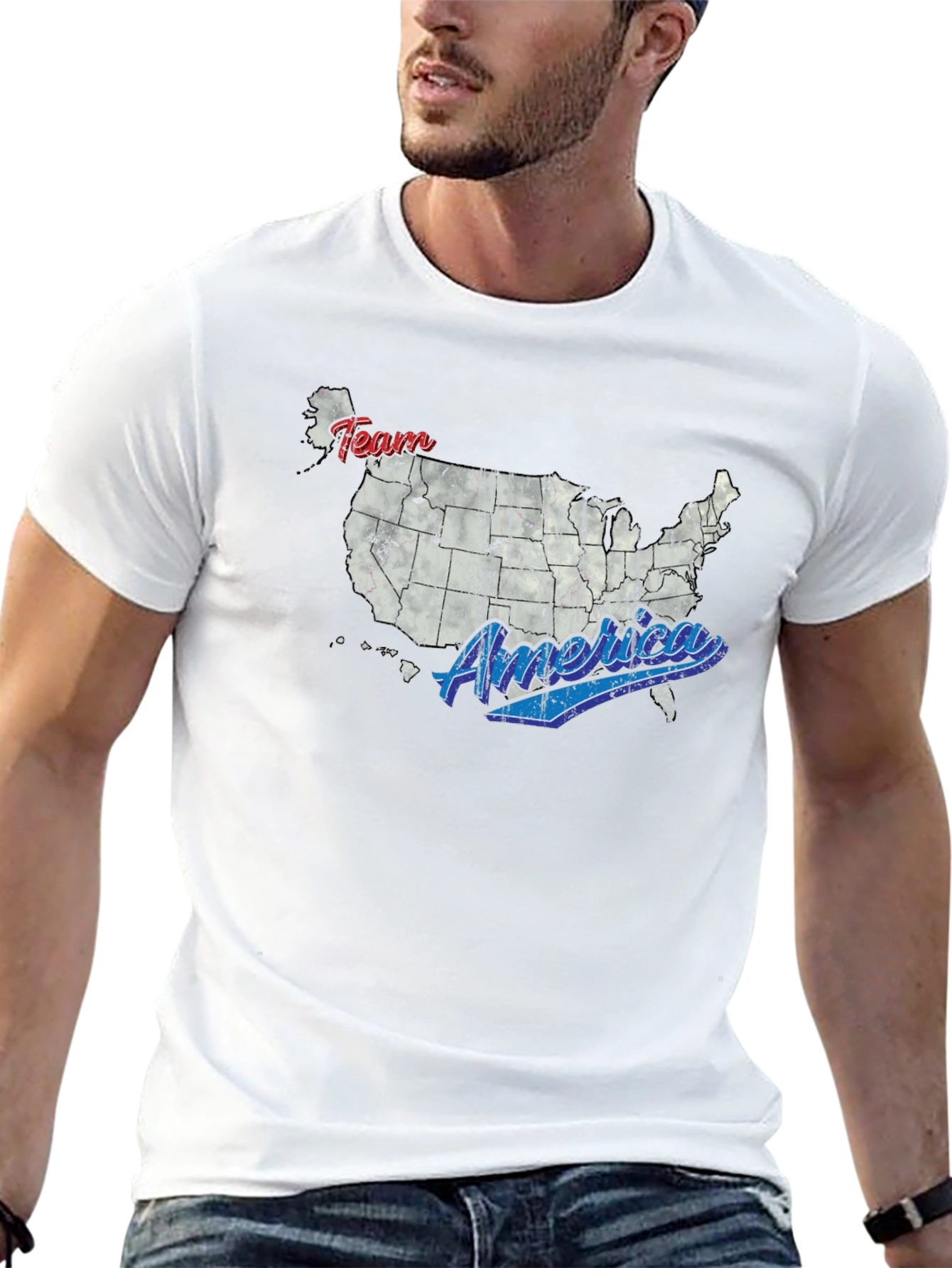 Team America USA Graphic T-Shirt