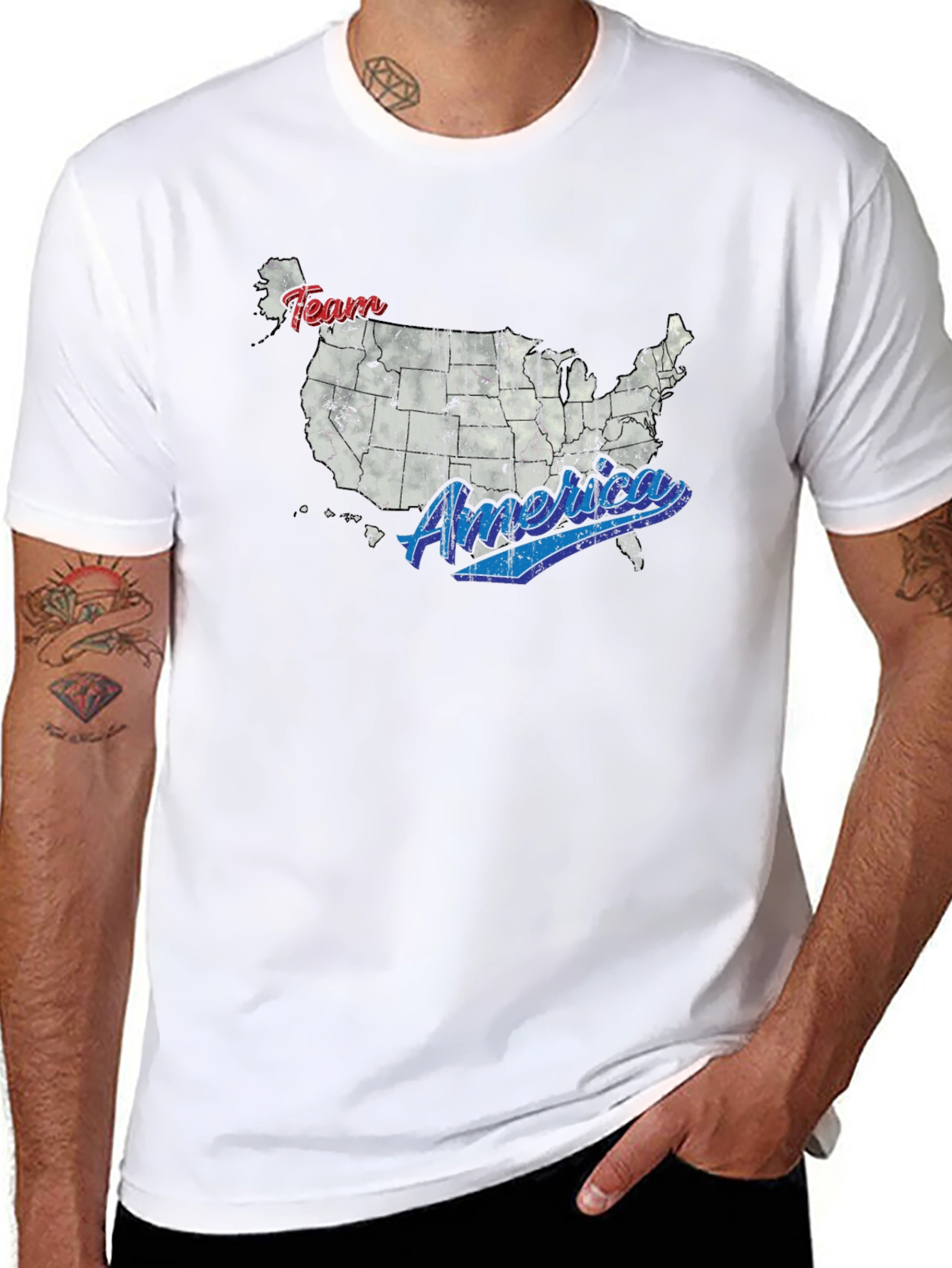 Team America USA Graphic T-Shirt
