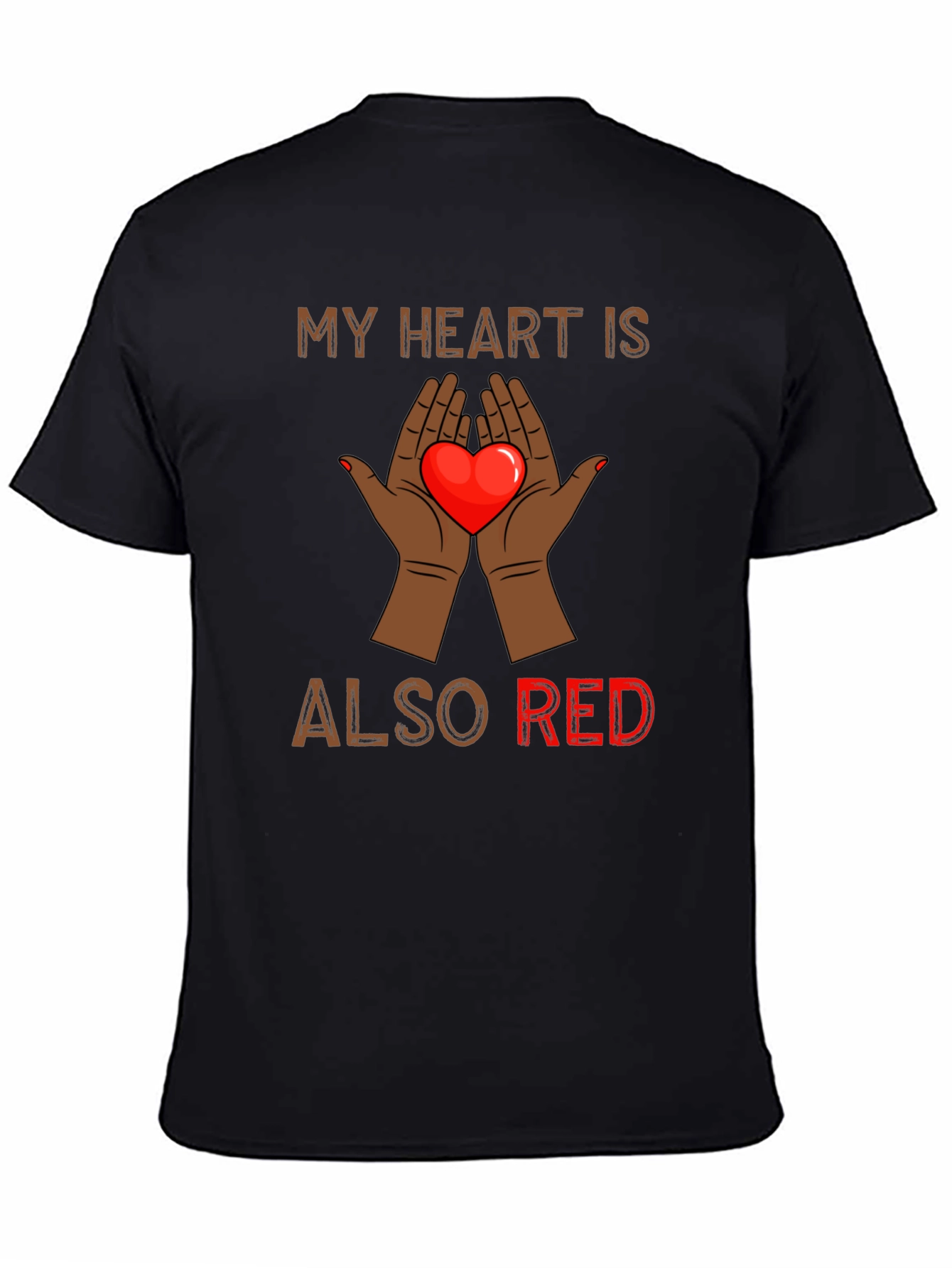 My Heart is Also Red Graphic Tee