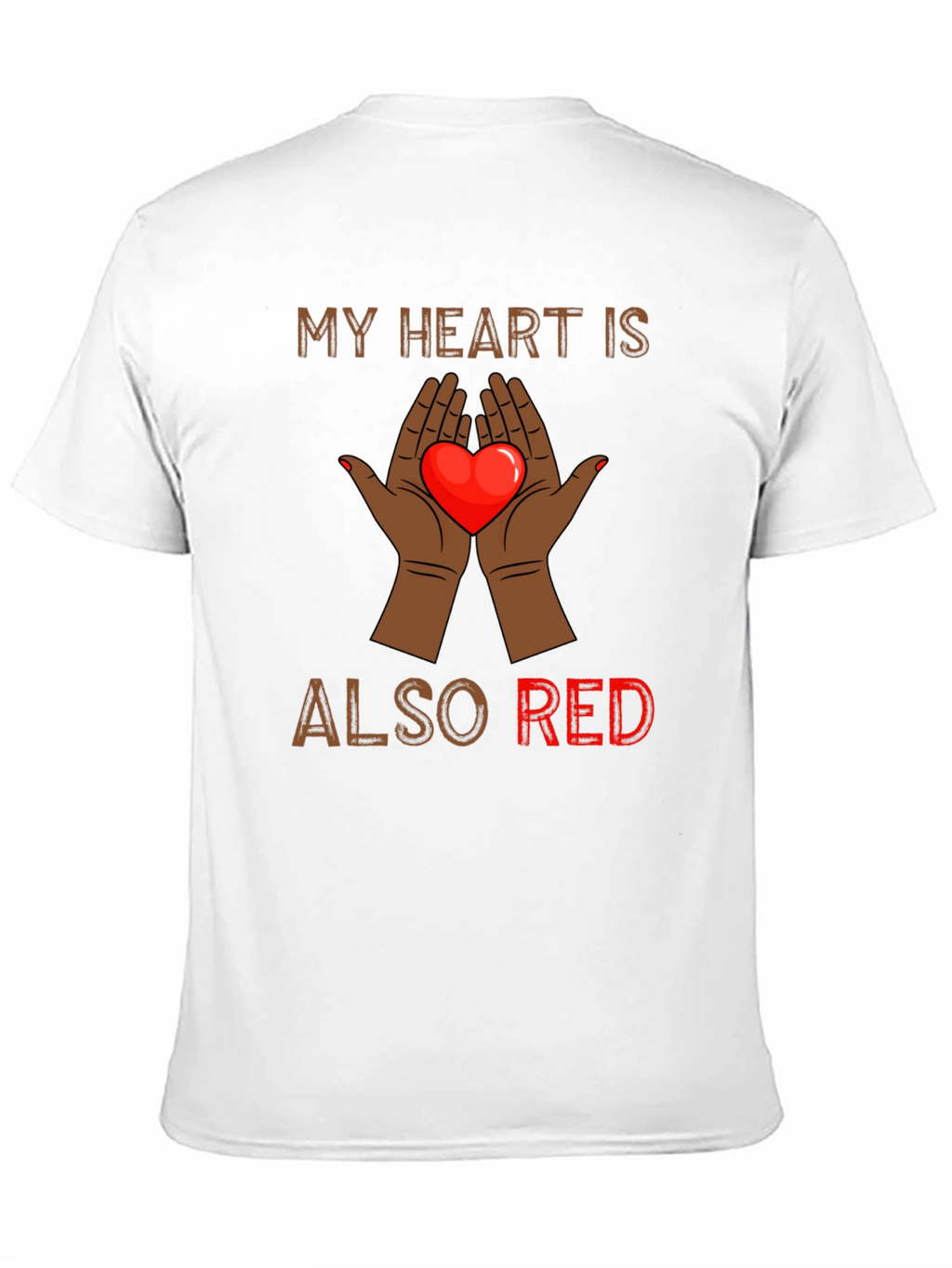 My Heart is Also Red Graphic Tee