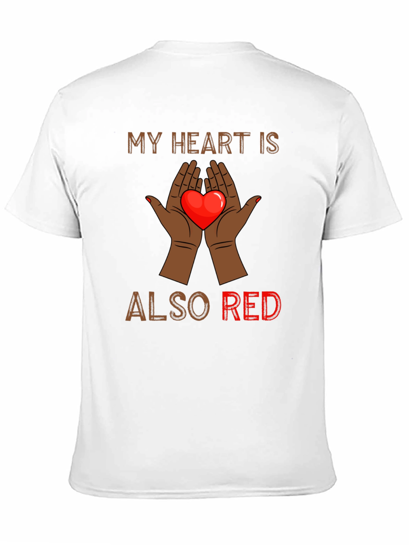 My Heart is Also Red Graphic Tee