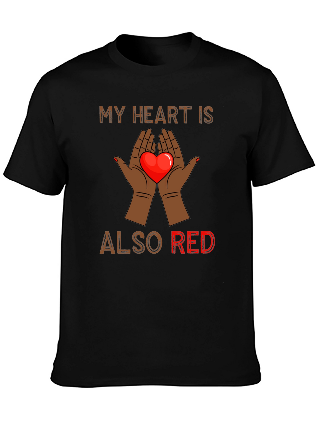 My Heart is Also Red Graphic Tee