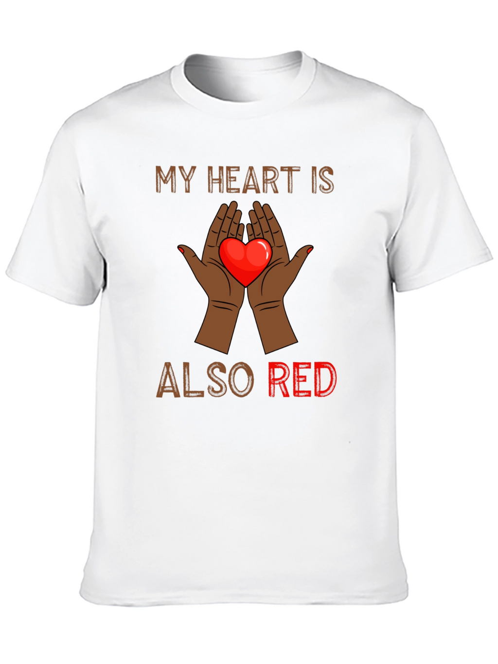 My Heart is Also Red Graphic Tee