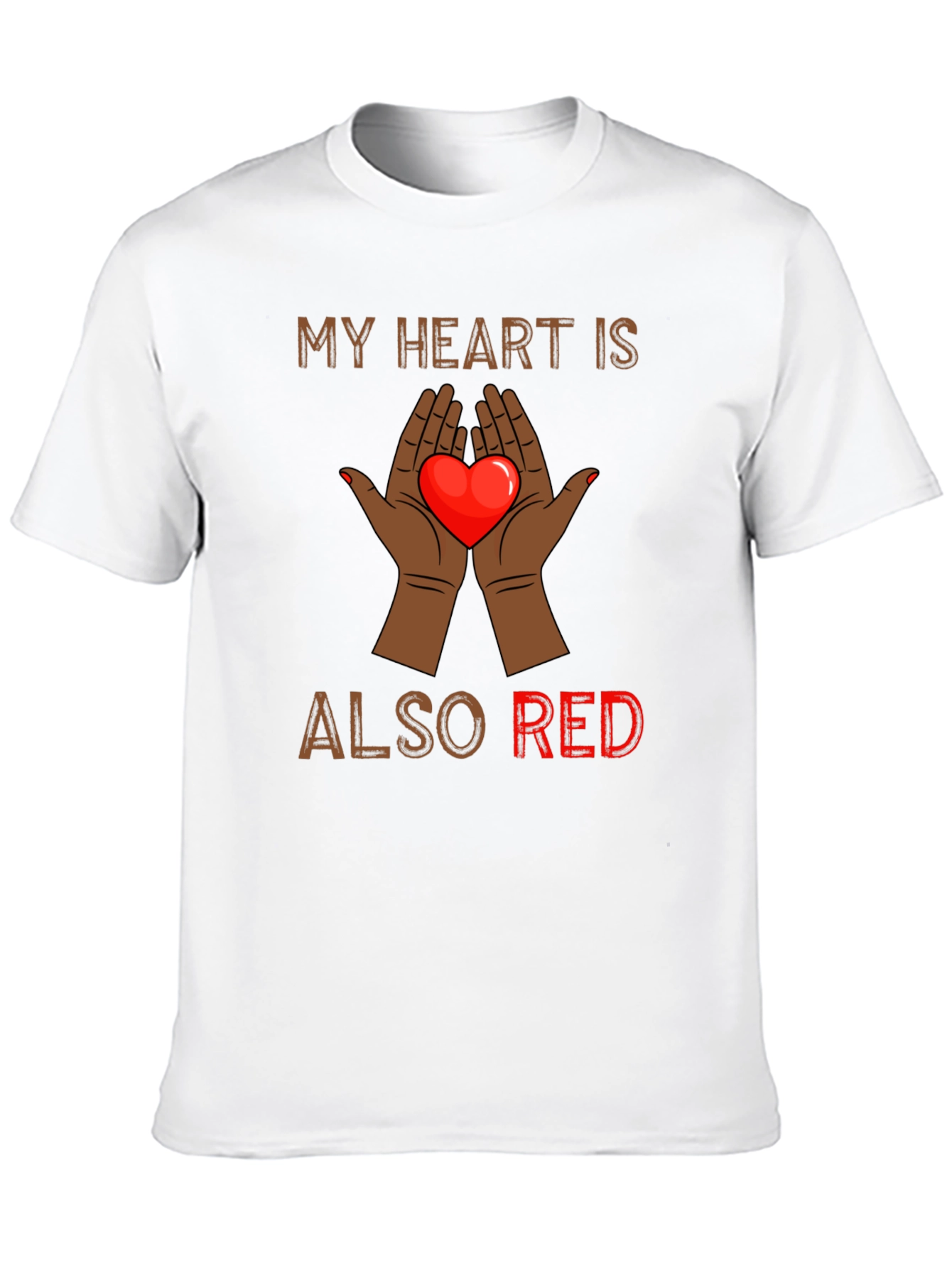 My Heart is Also Red Graphic Tee