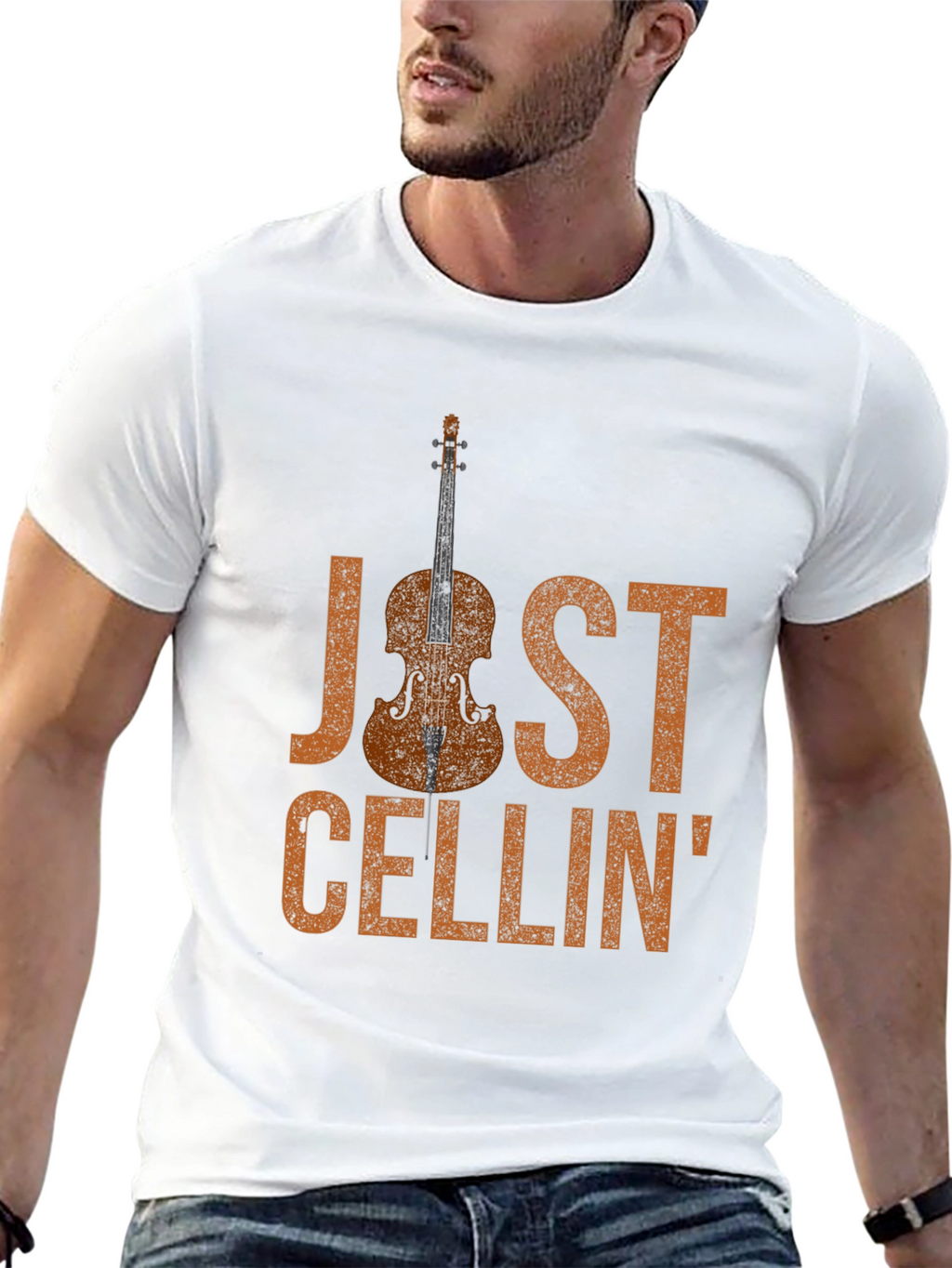 Just Cellin T-Shirt - Music Lover Tee