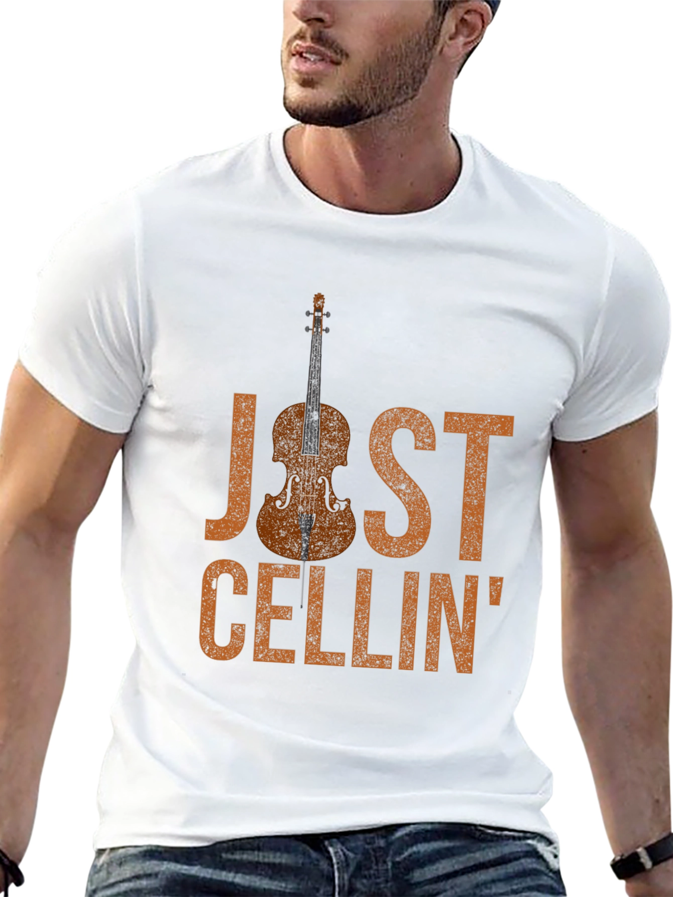 Just Cellin T-Shirt - Music Lover Tee