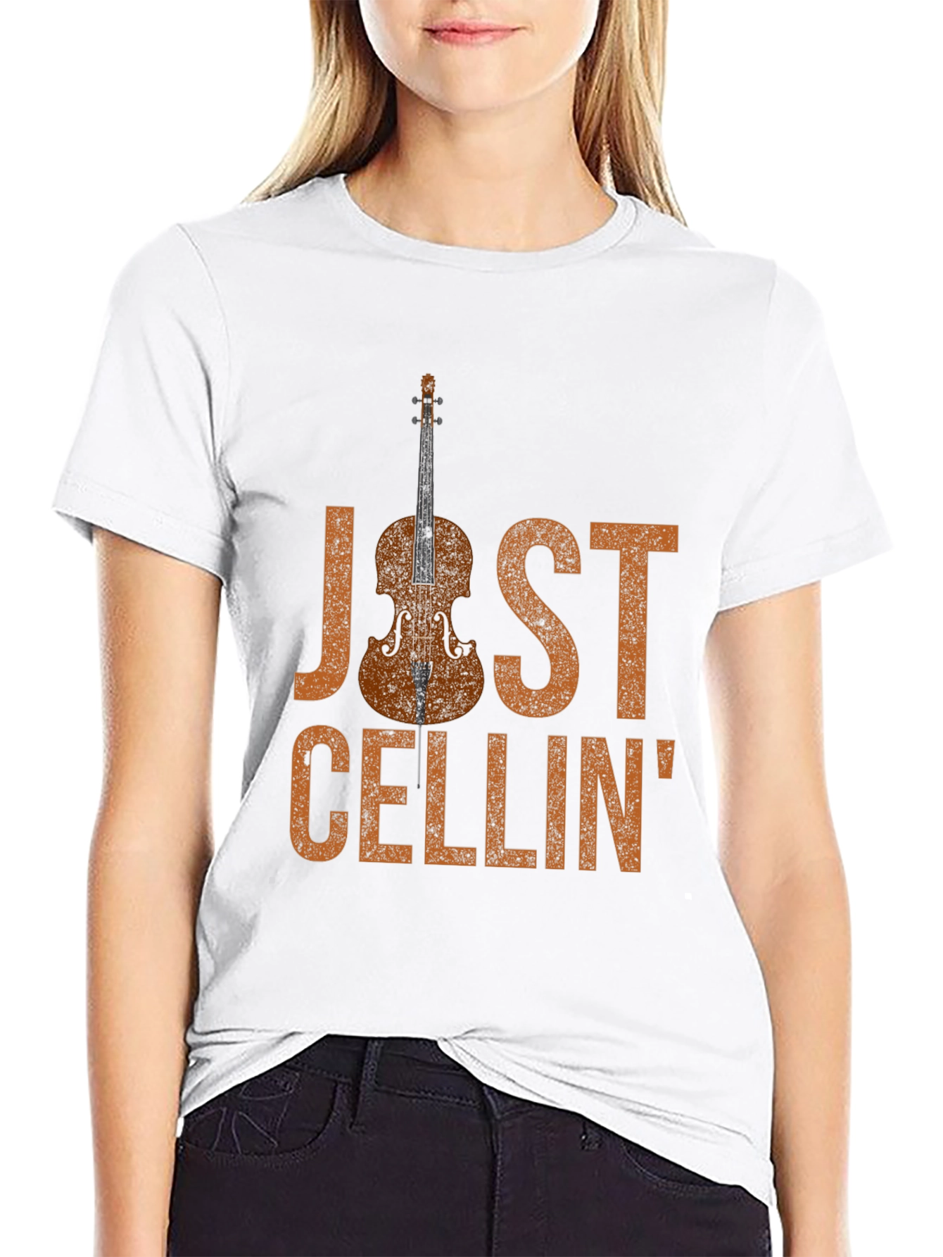 Just Cellin T-Shirt - Music Lover Tee