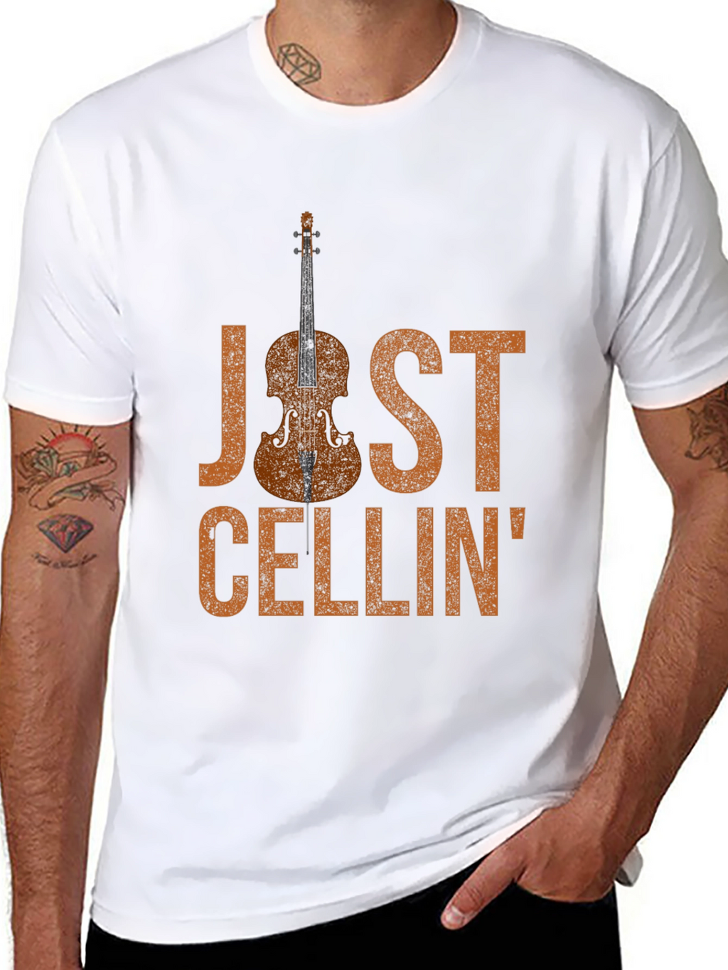 Just Cellin T-Shirt - Music Lover Tee