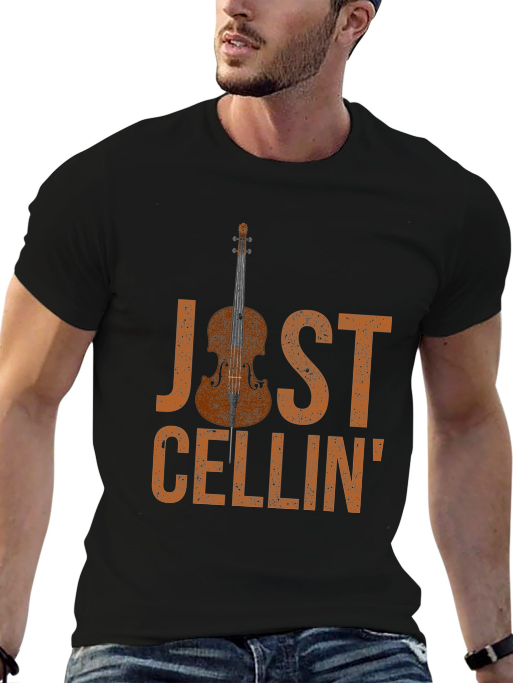 Just Cellin T-Shirt - Music Lover Tee