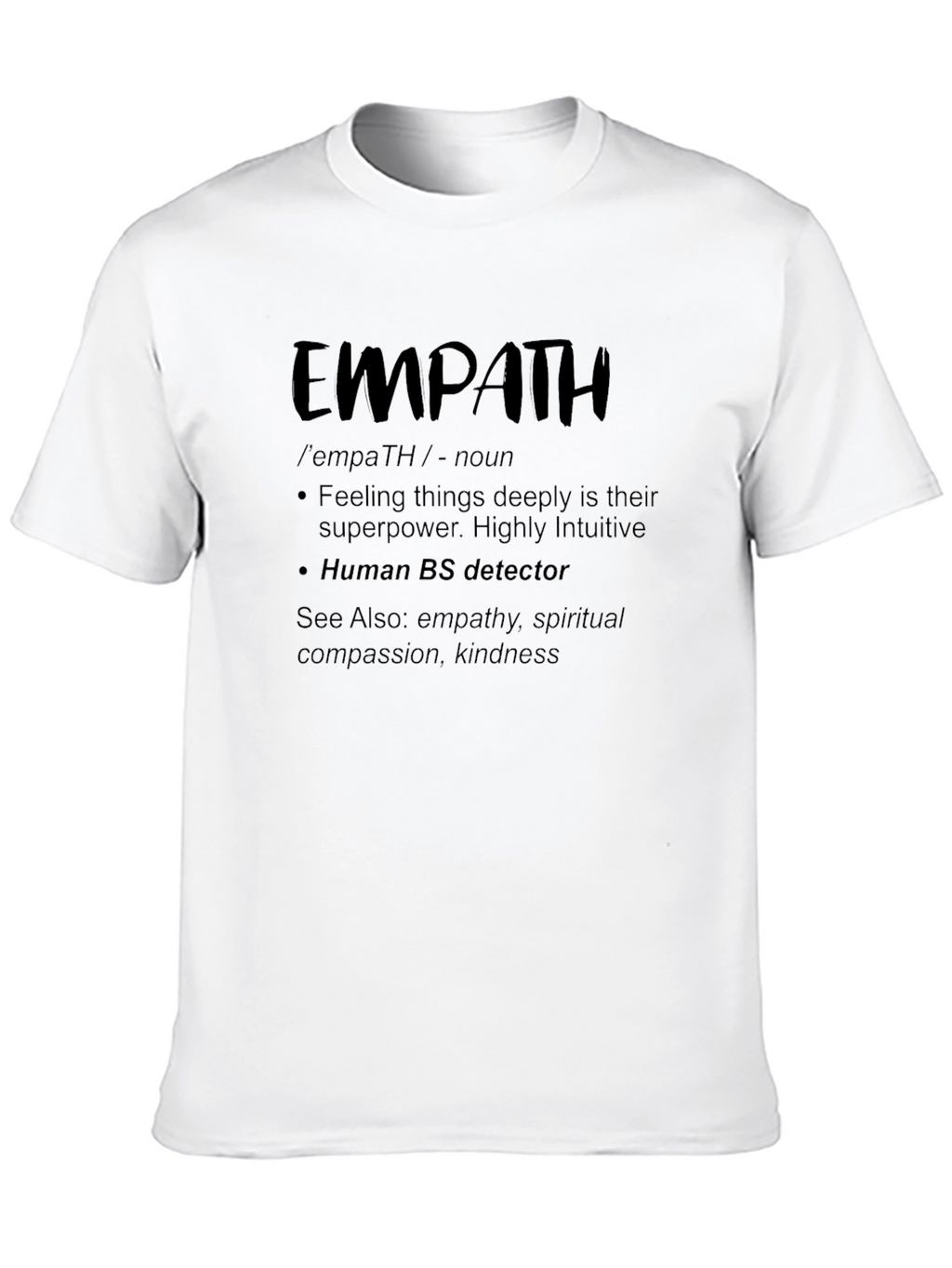 Empath Definition T-Shirt: Intuitive Superpower