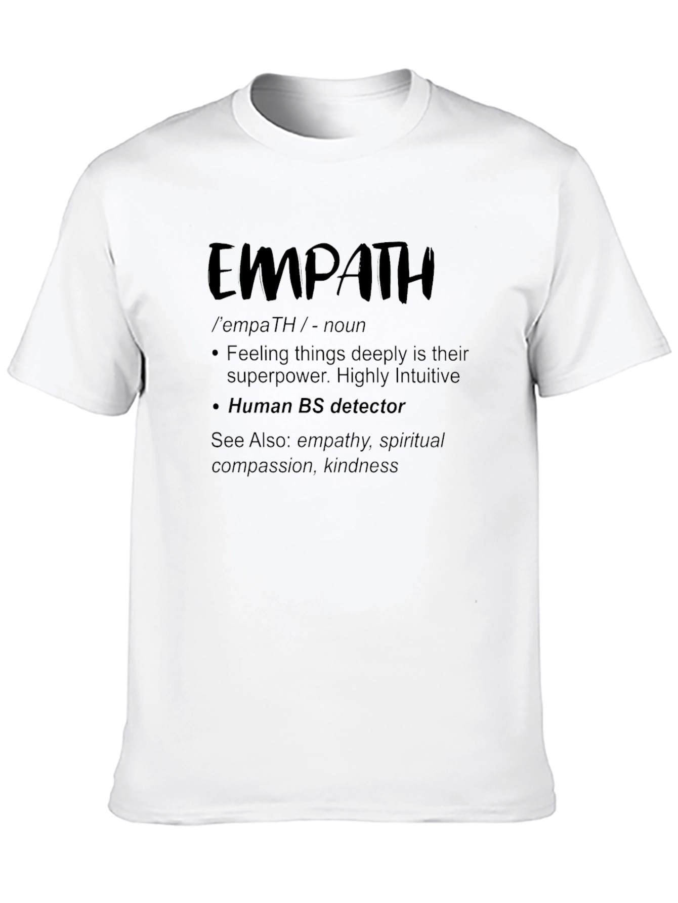 Empath Definition T-Shirt: Intuitive Superpower