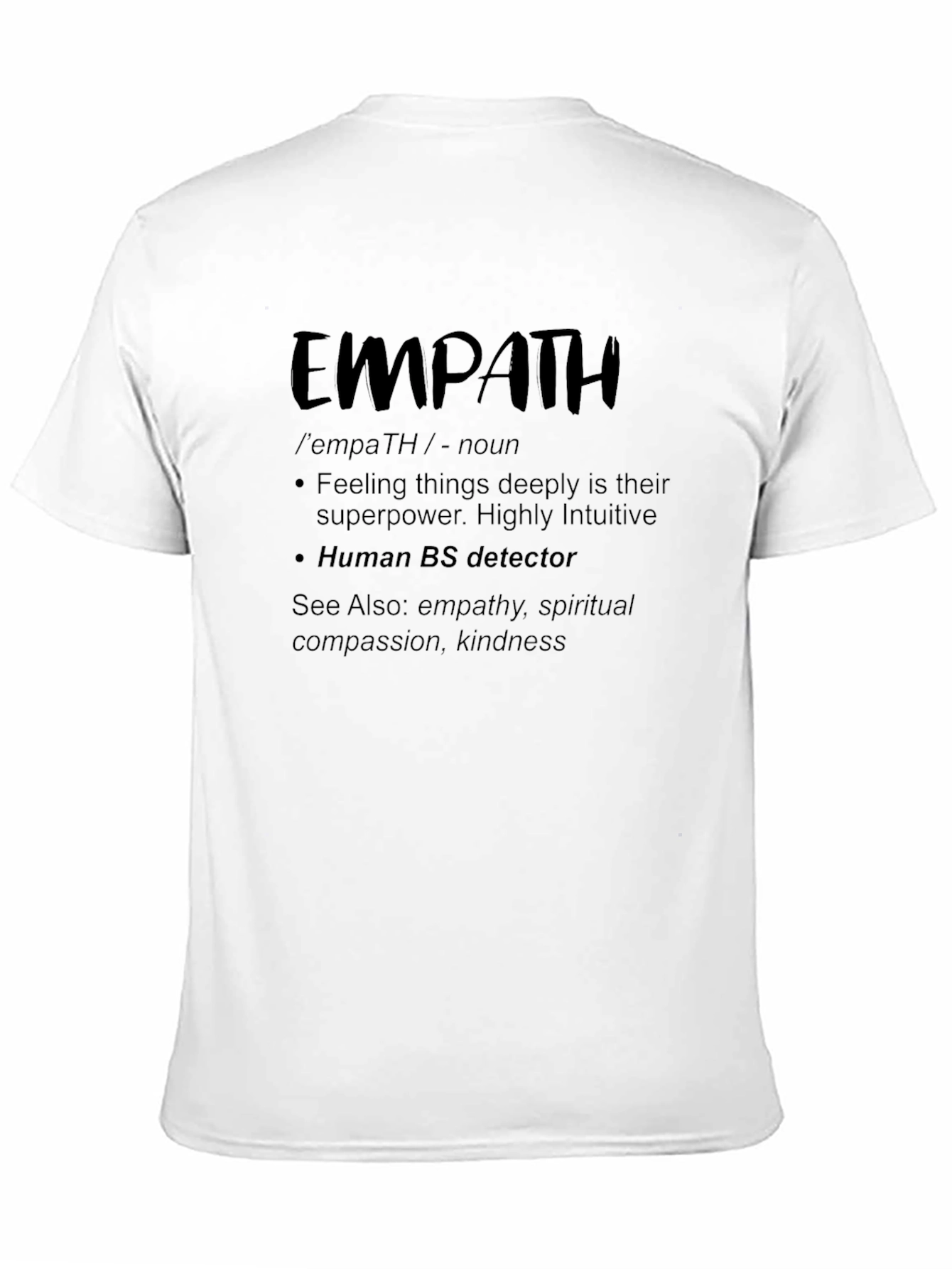 Empath Definition T-Shirt: Intuitive Superpower