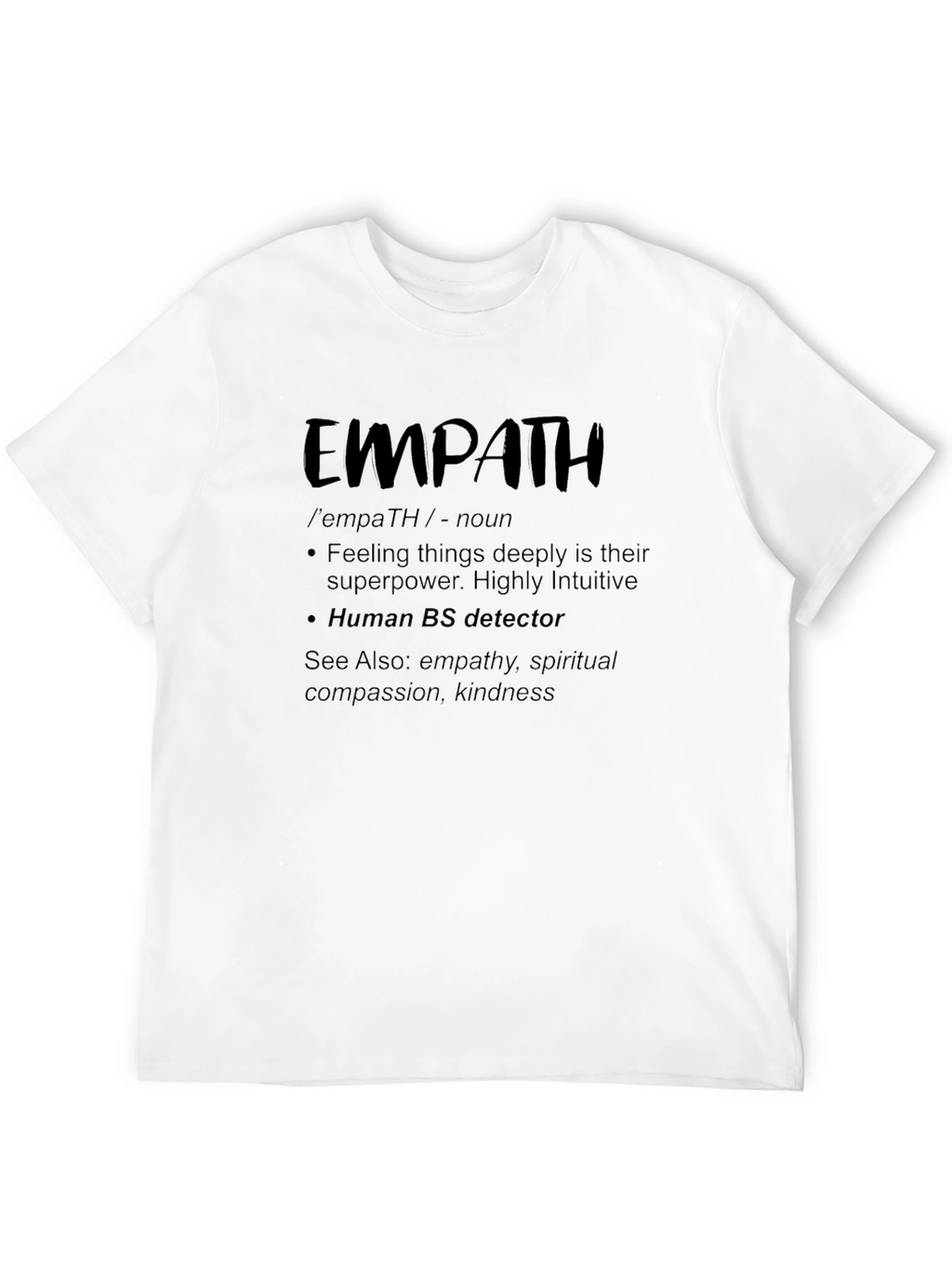 Empath Definition T-Shirt: Intuitive Superpower