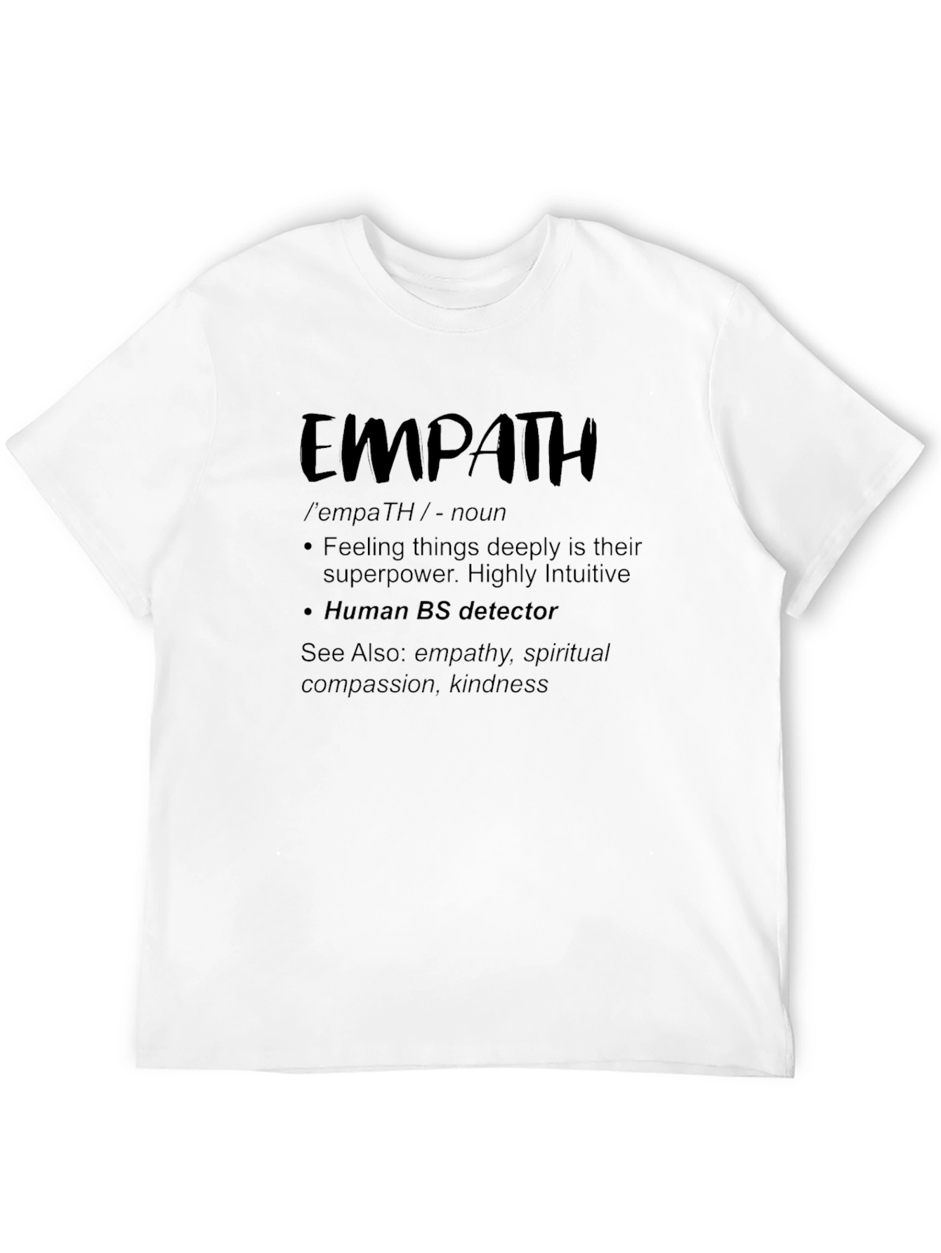 Empath Definition T-Shirt: Intuitive Superpower
