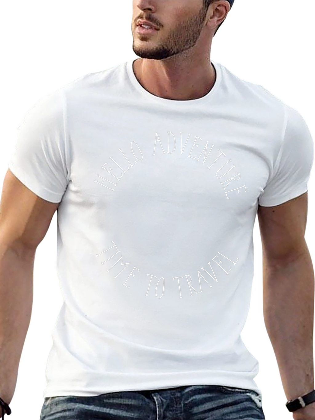 Hello Adventure T-Shirt - Time to Travel Graphic Tee