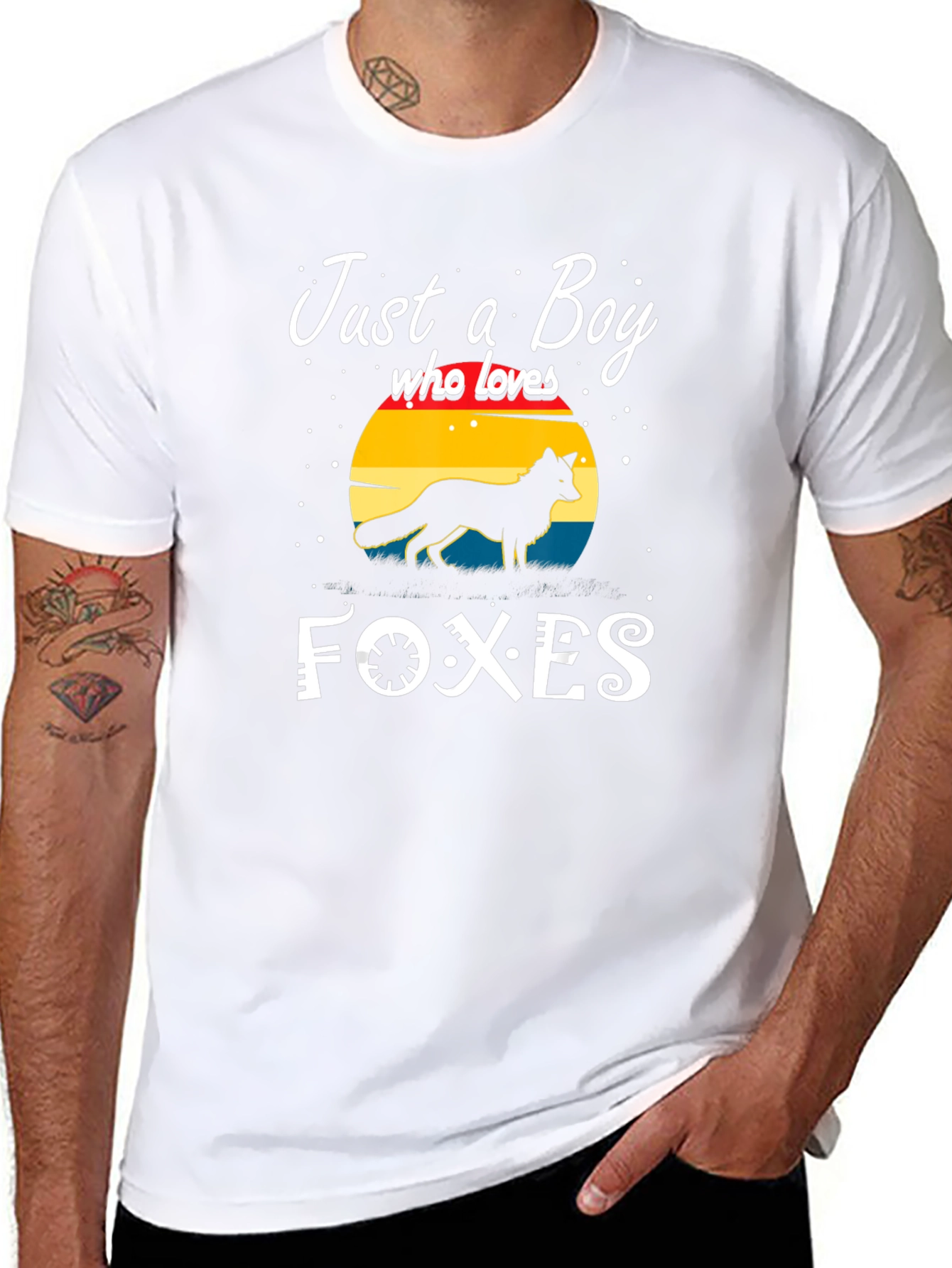 Just a Boy Who Loves Foxes T-Shirt