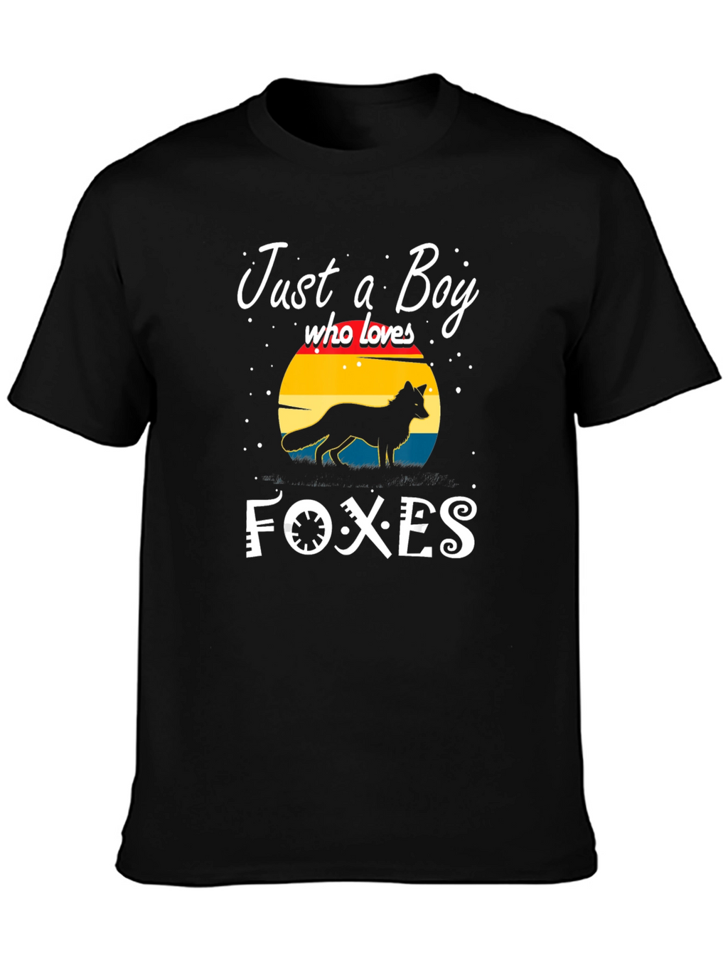 Just a Boy Who Loves Foxes T-Shirt