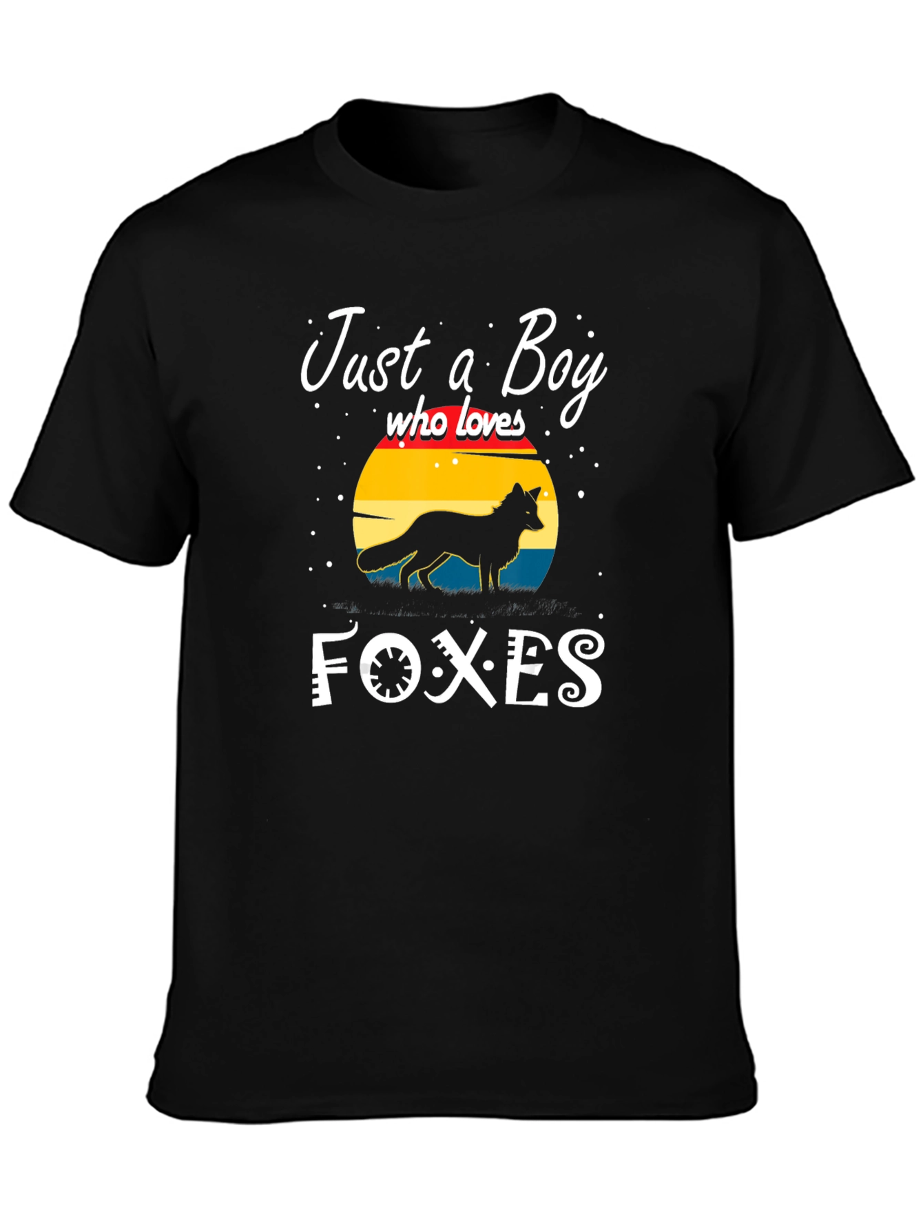 Just a Boy Who Loves Foxes T-Shirt