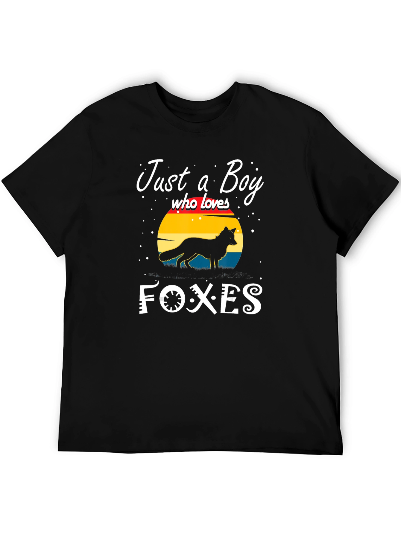Just a Boy Who Loves Foxes T-Shirt