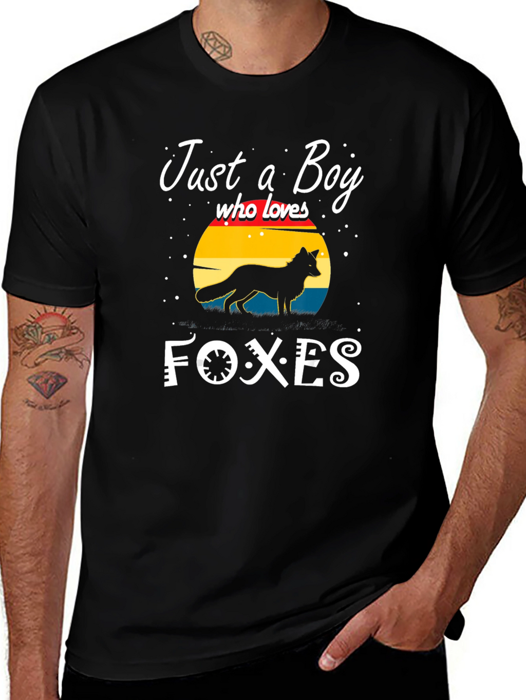 Just a Boy Who Loves Foxes T-Shirt