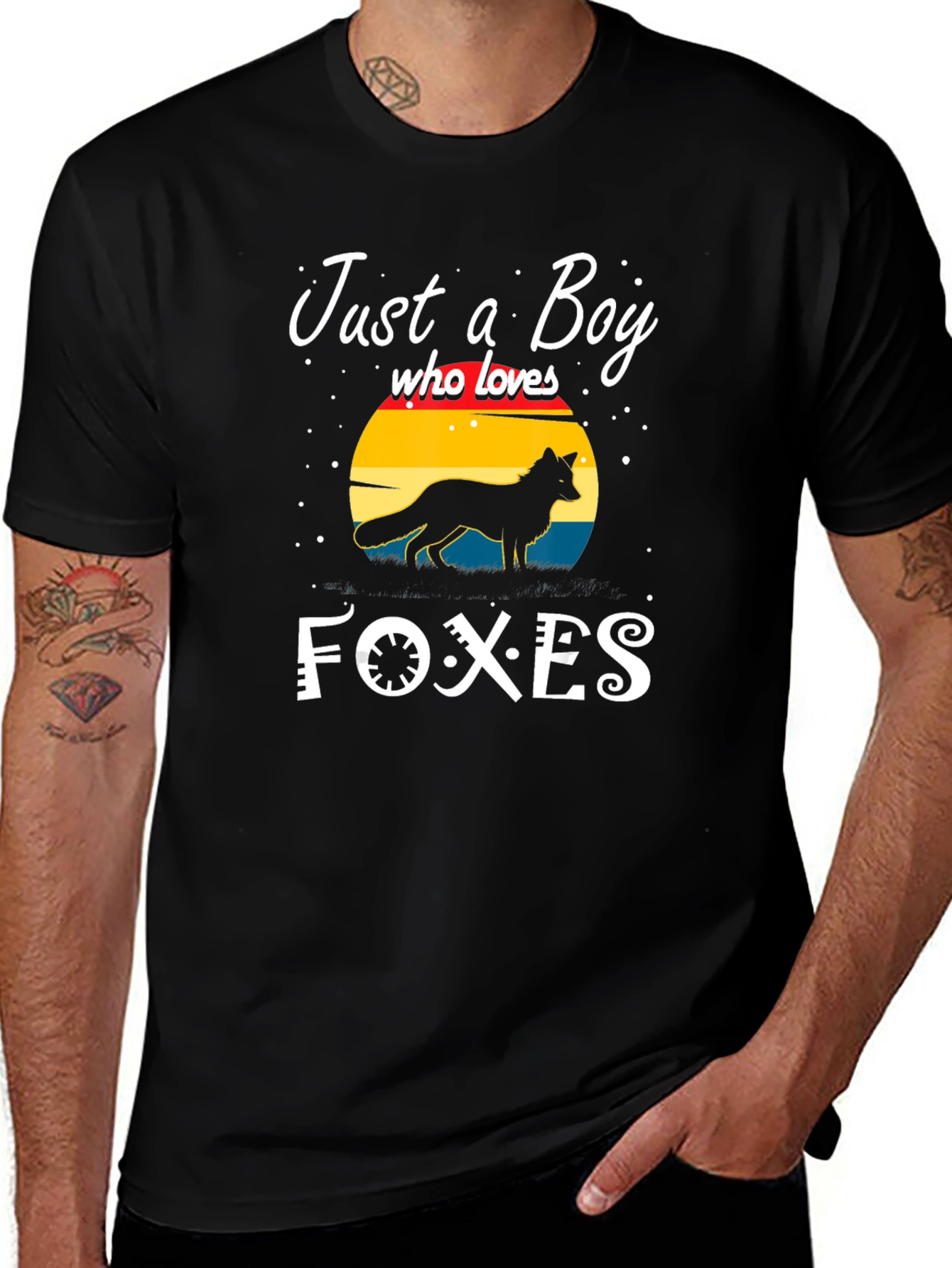 Just a Boy Who Loves Foxes T-Shirt