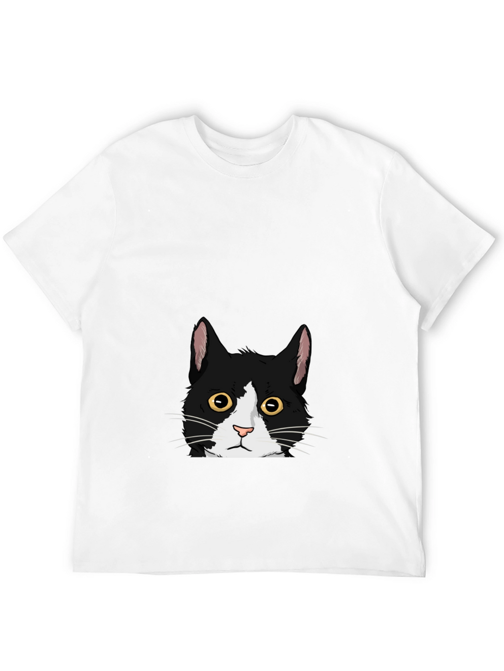 Black Cat Peekaboo Graphic Tee