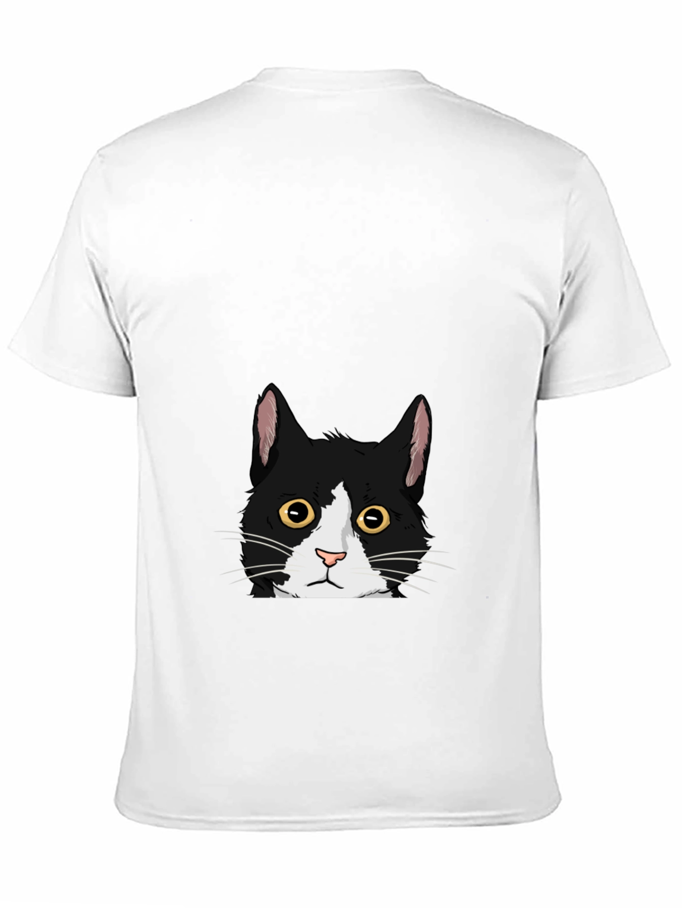 Black Cat Peekaboo Graphic Tee