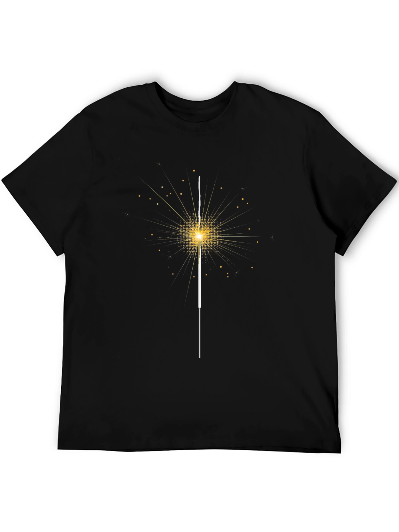 Sparkler Graphic Black T-Shirt