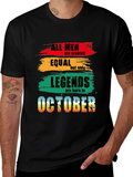 Legends are Born in October T-Shirt