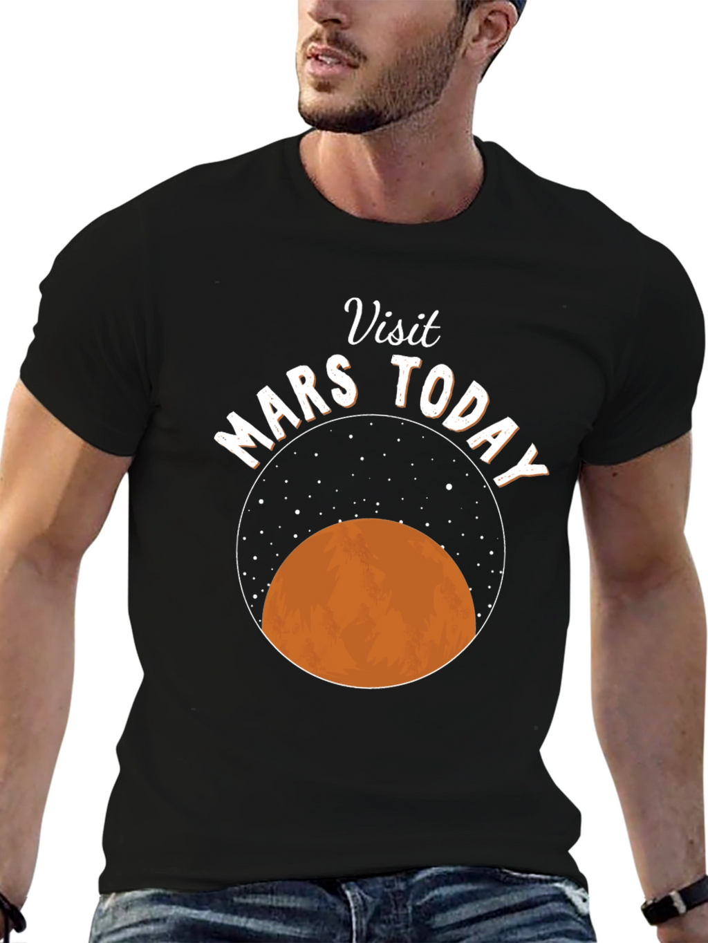 Visit Mars Today Graphic T-Shirt