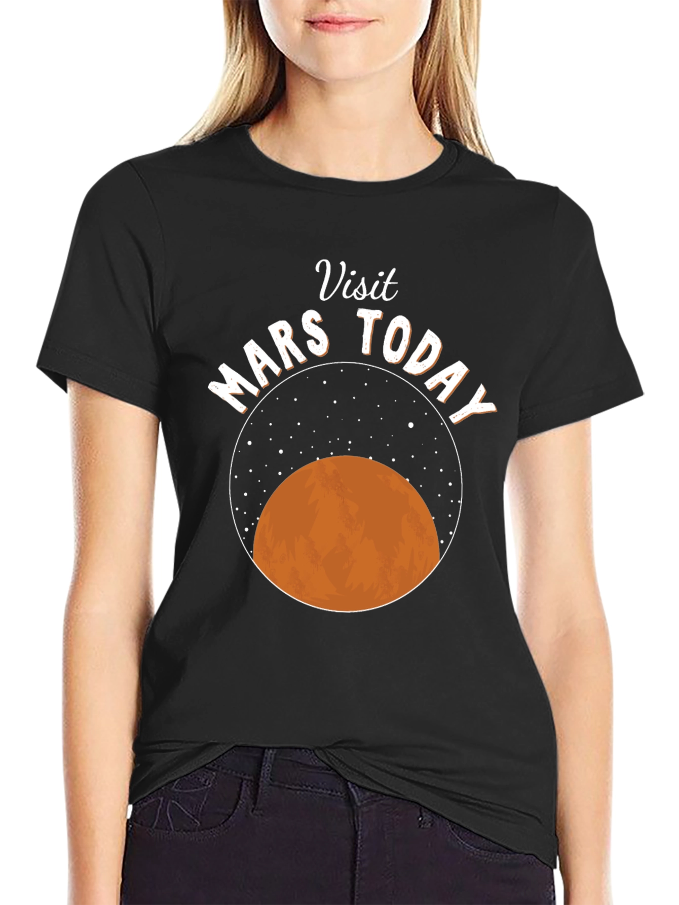 Visit Mars Today Graphic T-Shirt