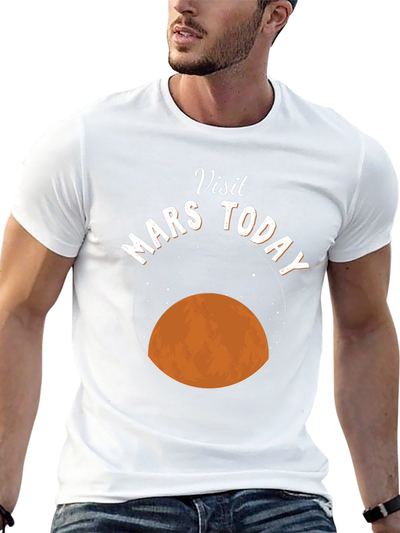Visit Mars Today Graphic T-Shirt