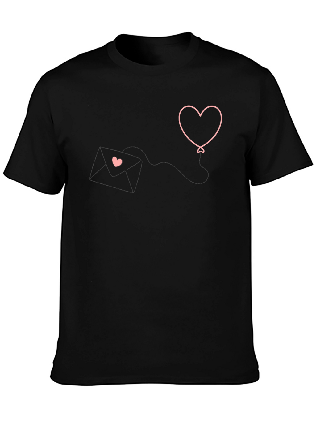 Heart Balloon Love Letter Graphic Tee