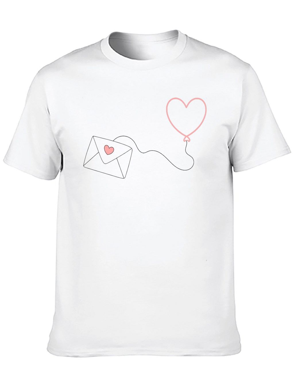 Heart Balloon Love Letter Graphic Tee