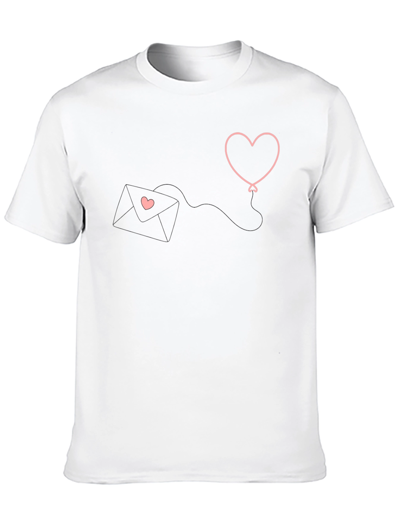 Heart Balloon Love Letter Graphic Tee