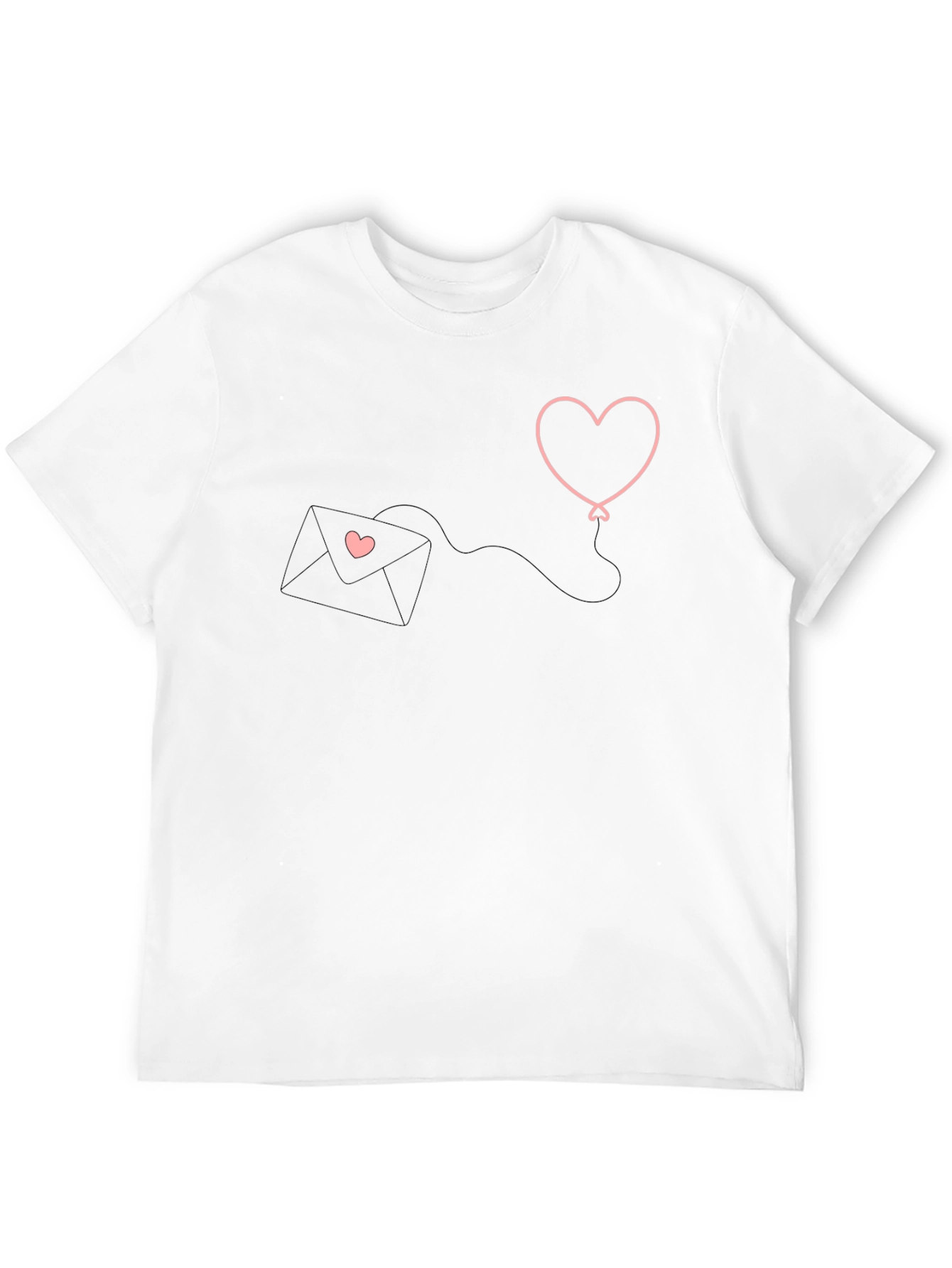 Heart Balloon Love Letter Graphic Tee