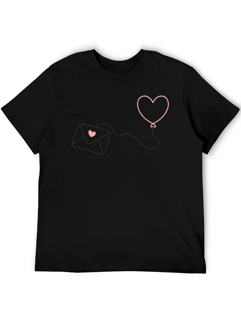 Heart Balloon Love Letter Graphic Tee