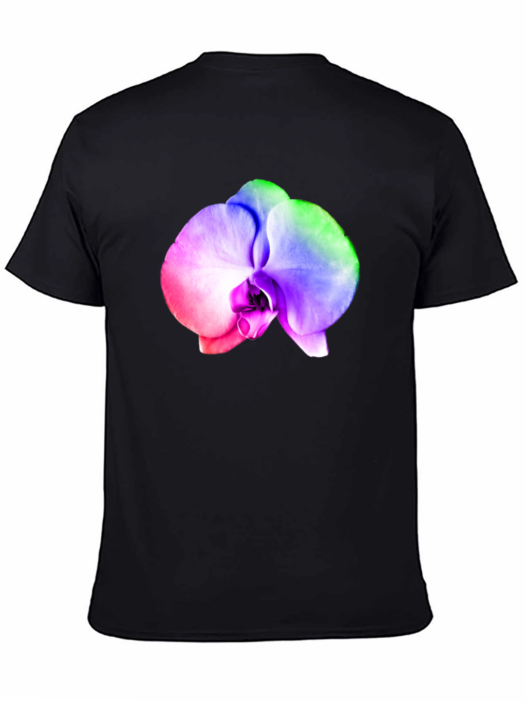 Rainbow Orchid Graphic T-Shirt